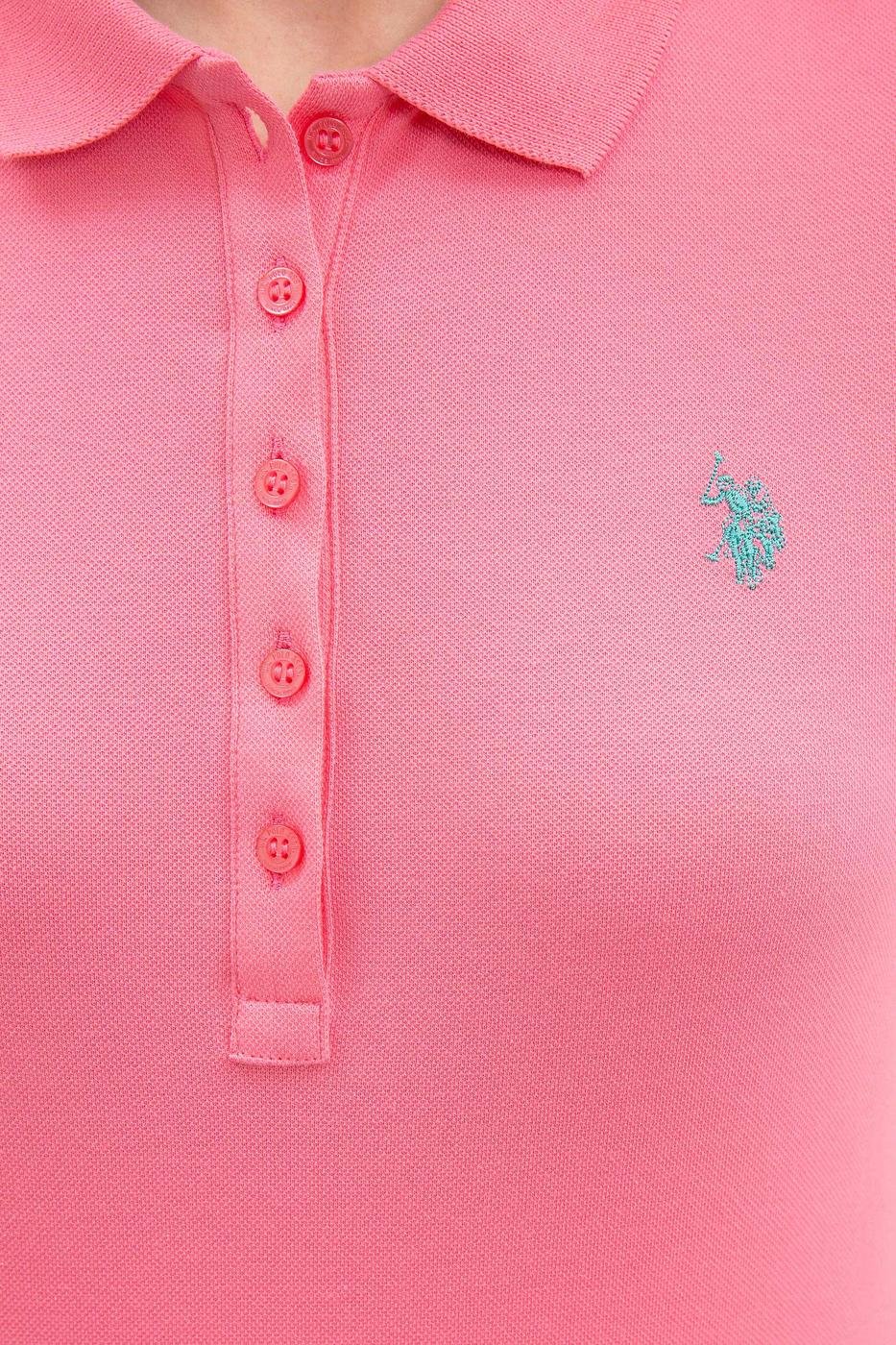 US Polo Assn. Basic Polo Shirt USPA Patch - Women
