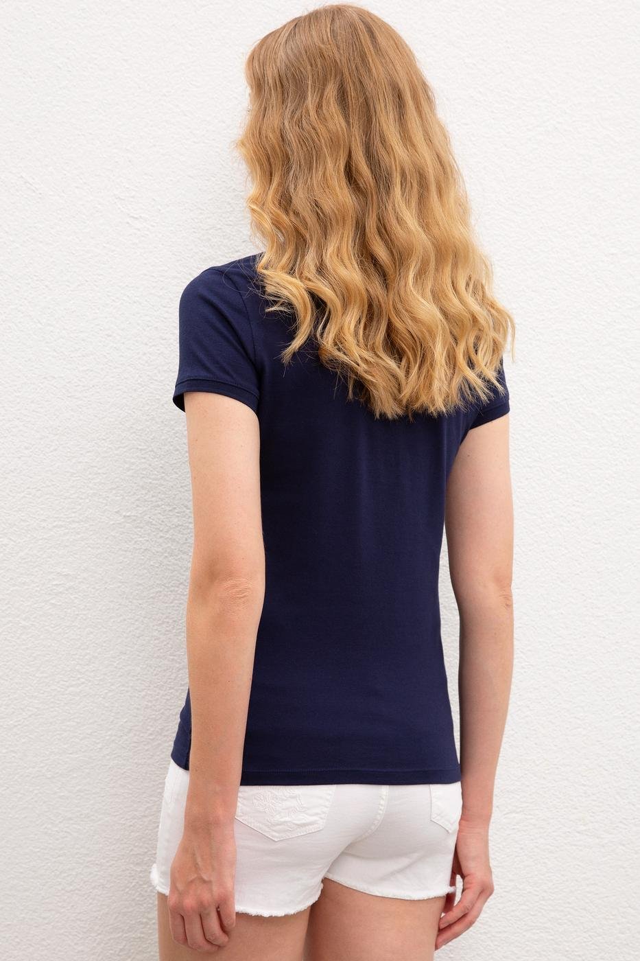 US Polo Assn. Basic Polo Shirt USPA Patch - Women