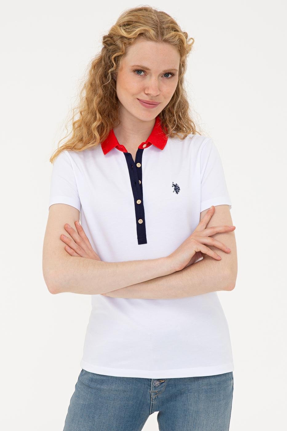 US Polo Assn. Basic Polo Shirt USPA Patch - Women