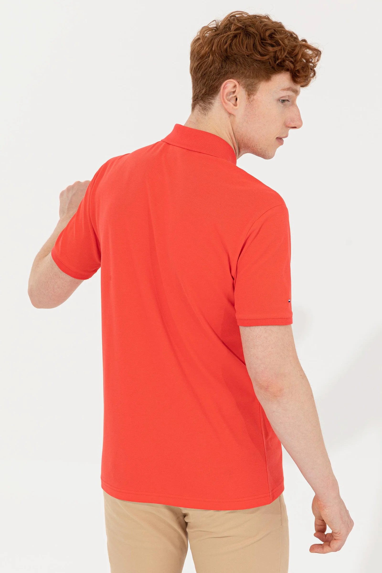 US Polo Assn. USPA Logo Polo Neck T-Shirt Basic - Men