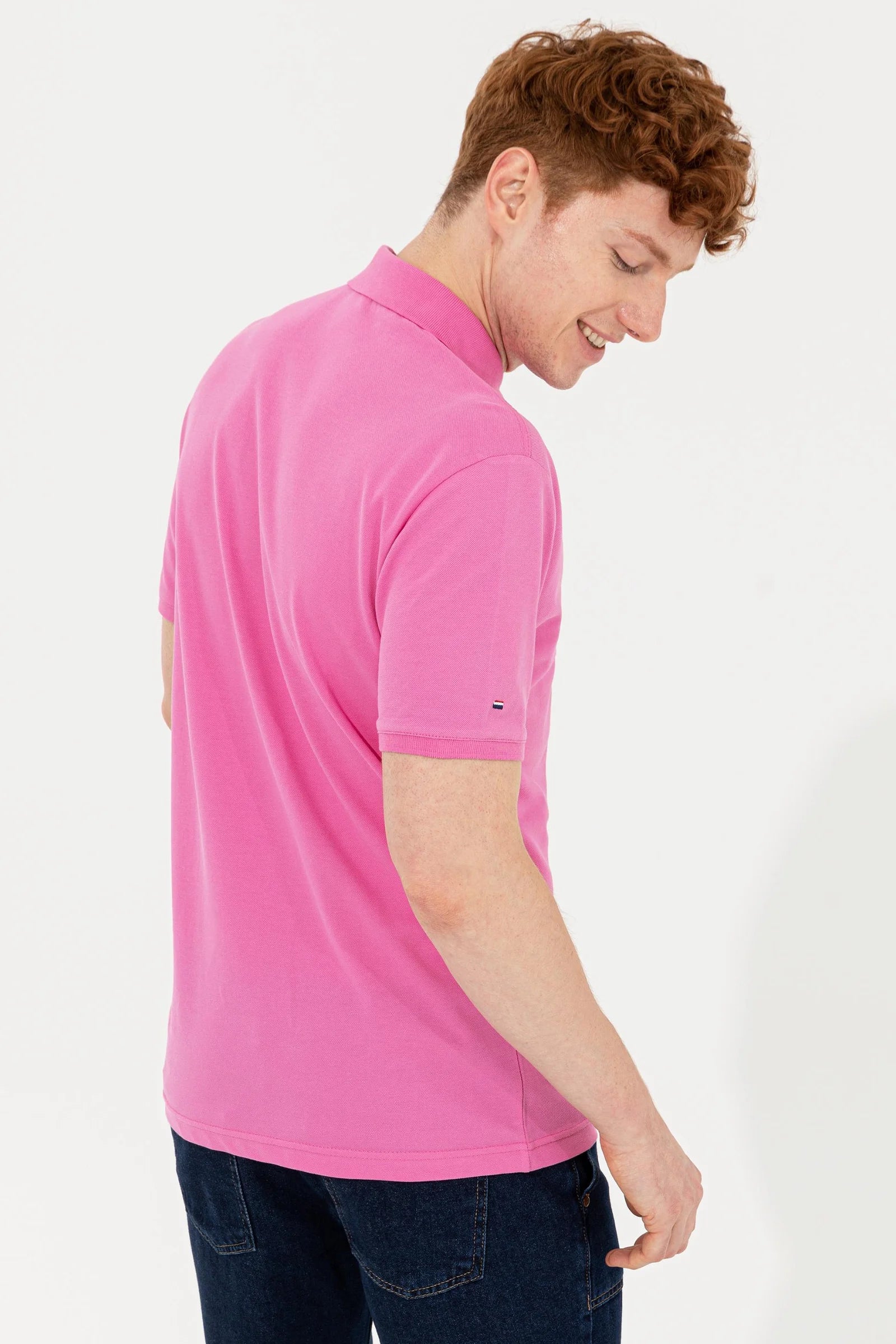 US Polo Assn. USPA Logo Polo Neck T-Shirt Basic - Men