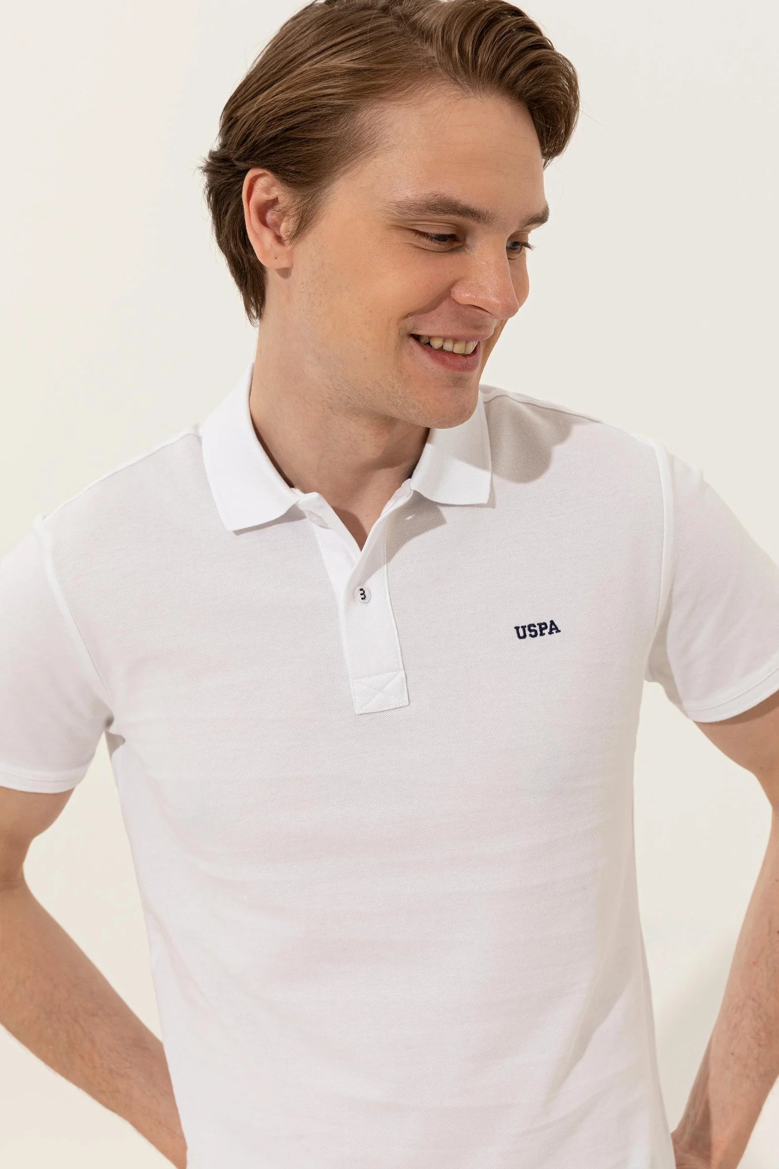 US Polo Assn. USPA Logo Polo Neck T-Shirt Basic - Men
