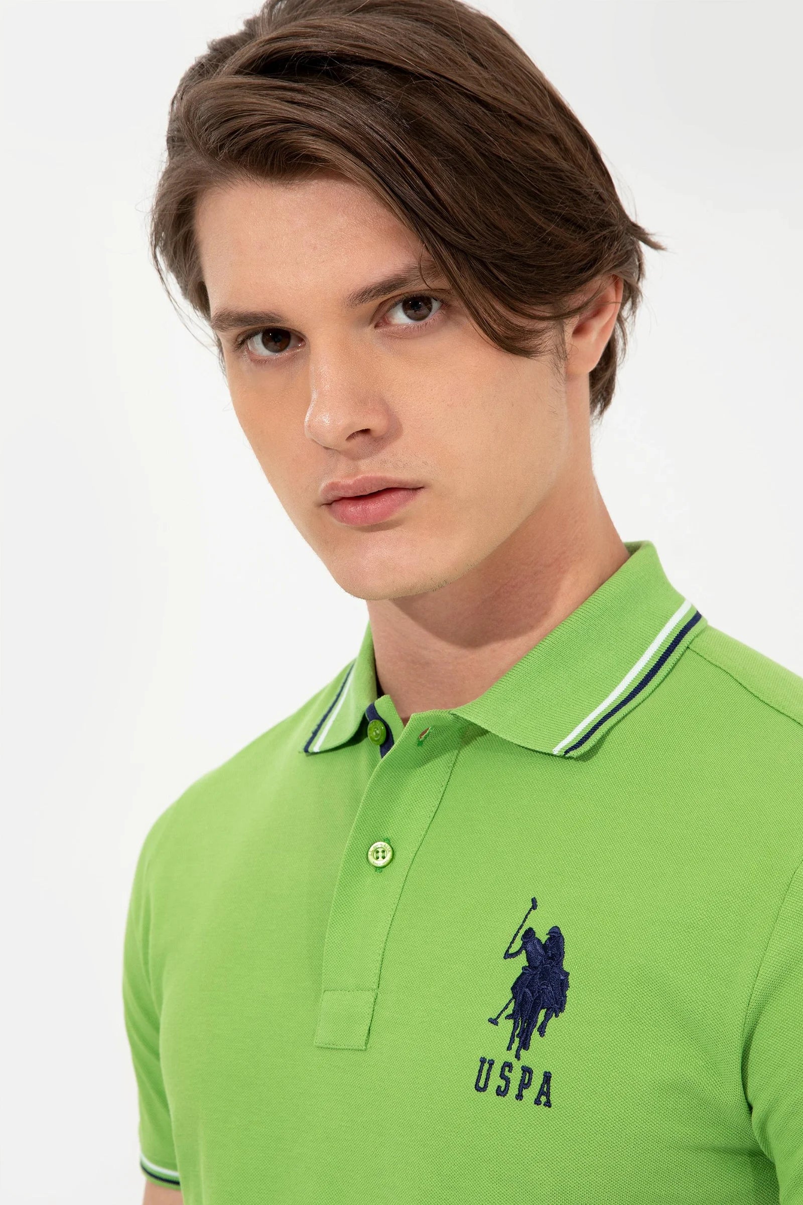 US Polo Assn. Large Logo Polo Neck T-Shirt - Men