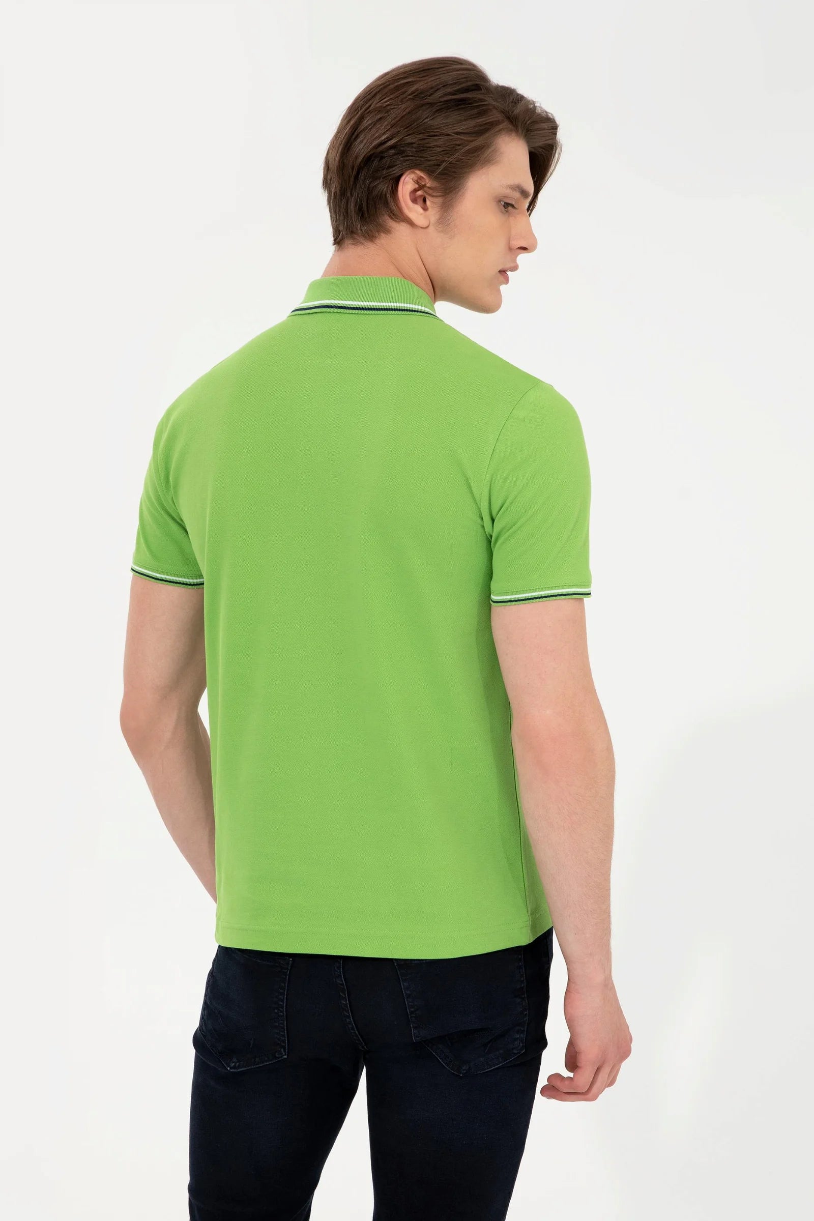 US Polo Assn. Large Logo Polo Neck T-Shirt - Men