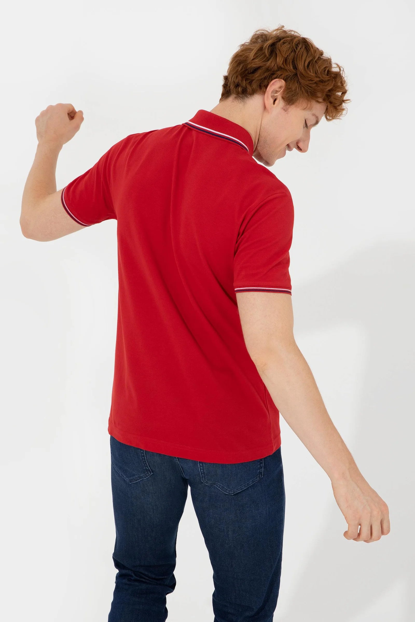 US Polo Assn. Large Logo Polo Neck T-Shirt - Men