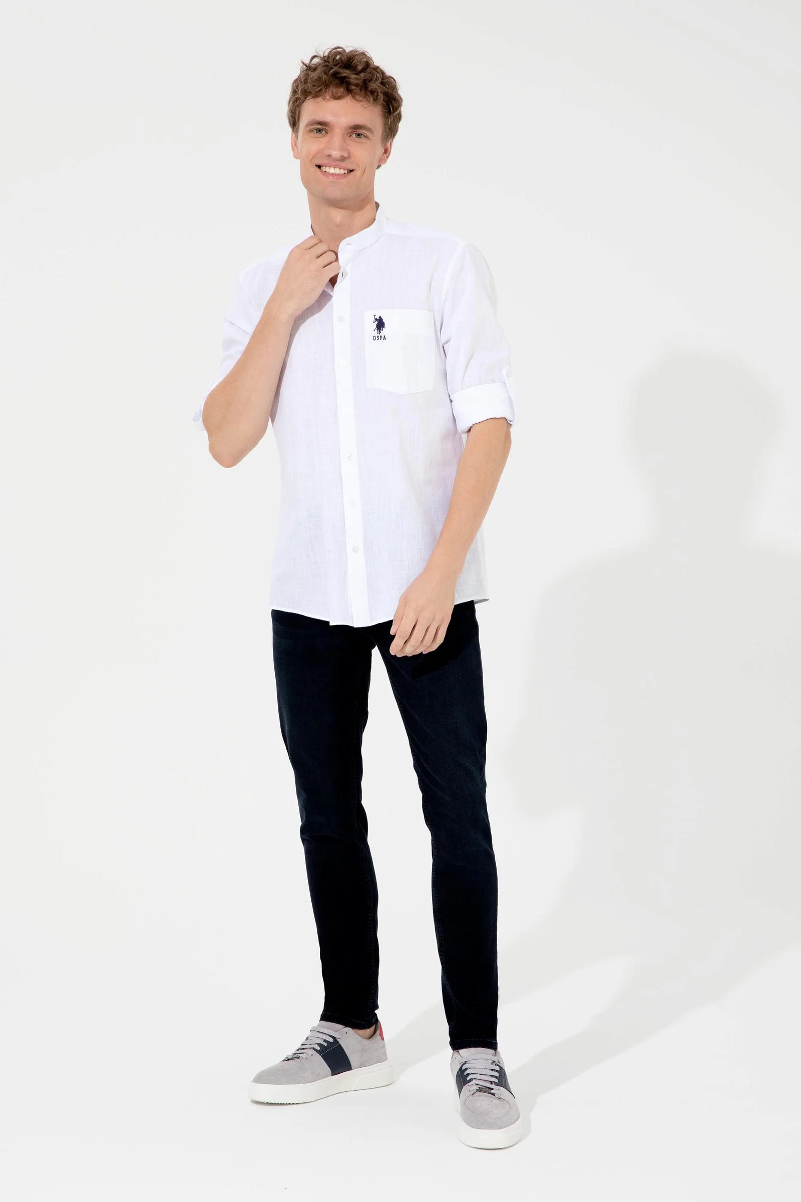 US Polo Assn. Shirt Long Sleeve With A Pocket - Men