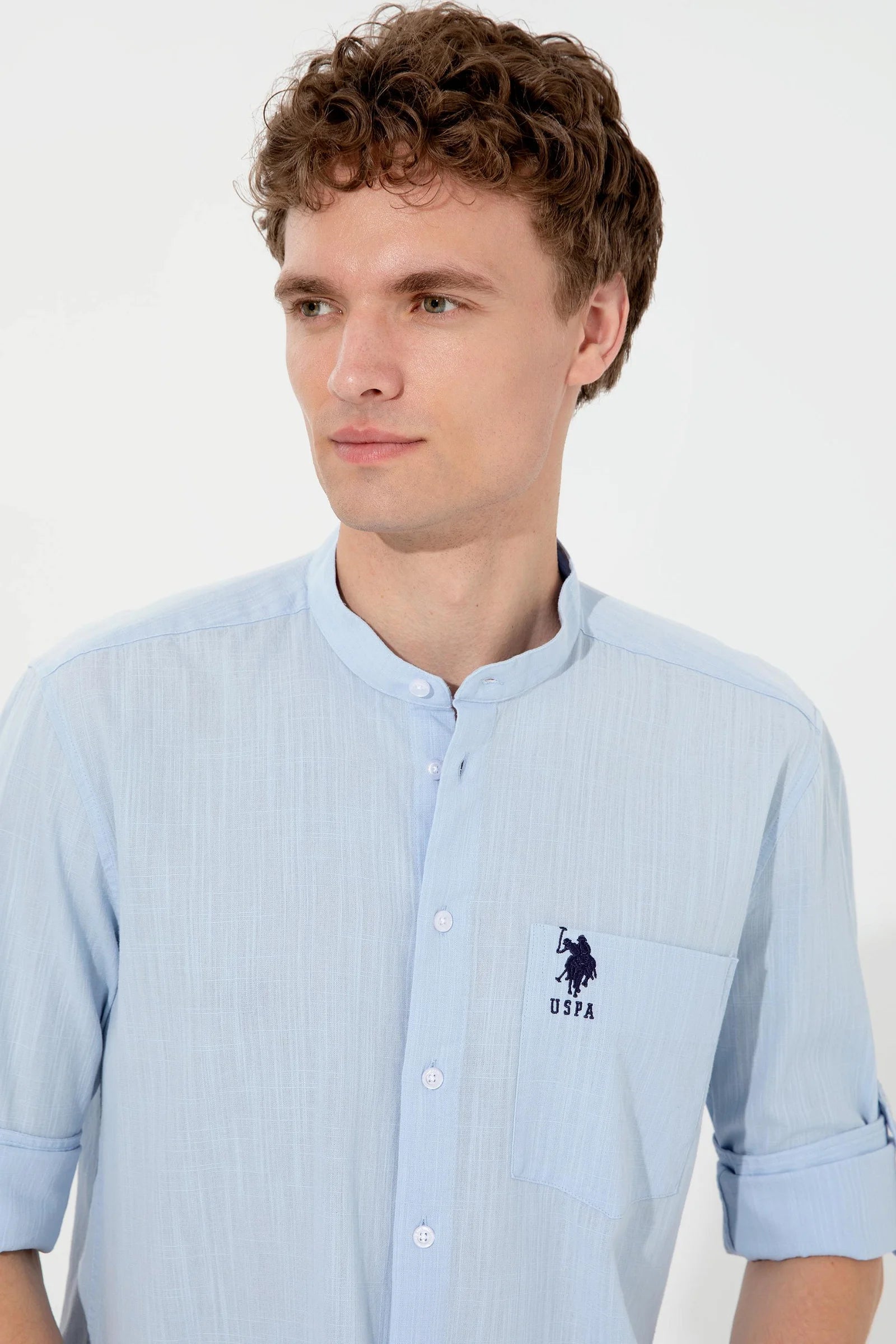 US Polo Assn. Shirt Long Sleeve With A Pocket - Men