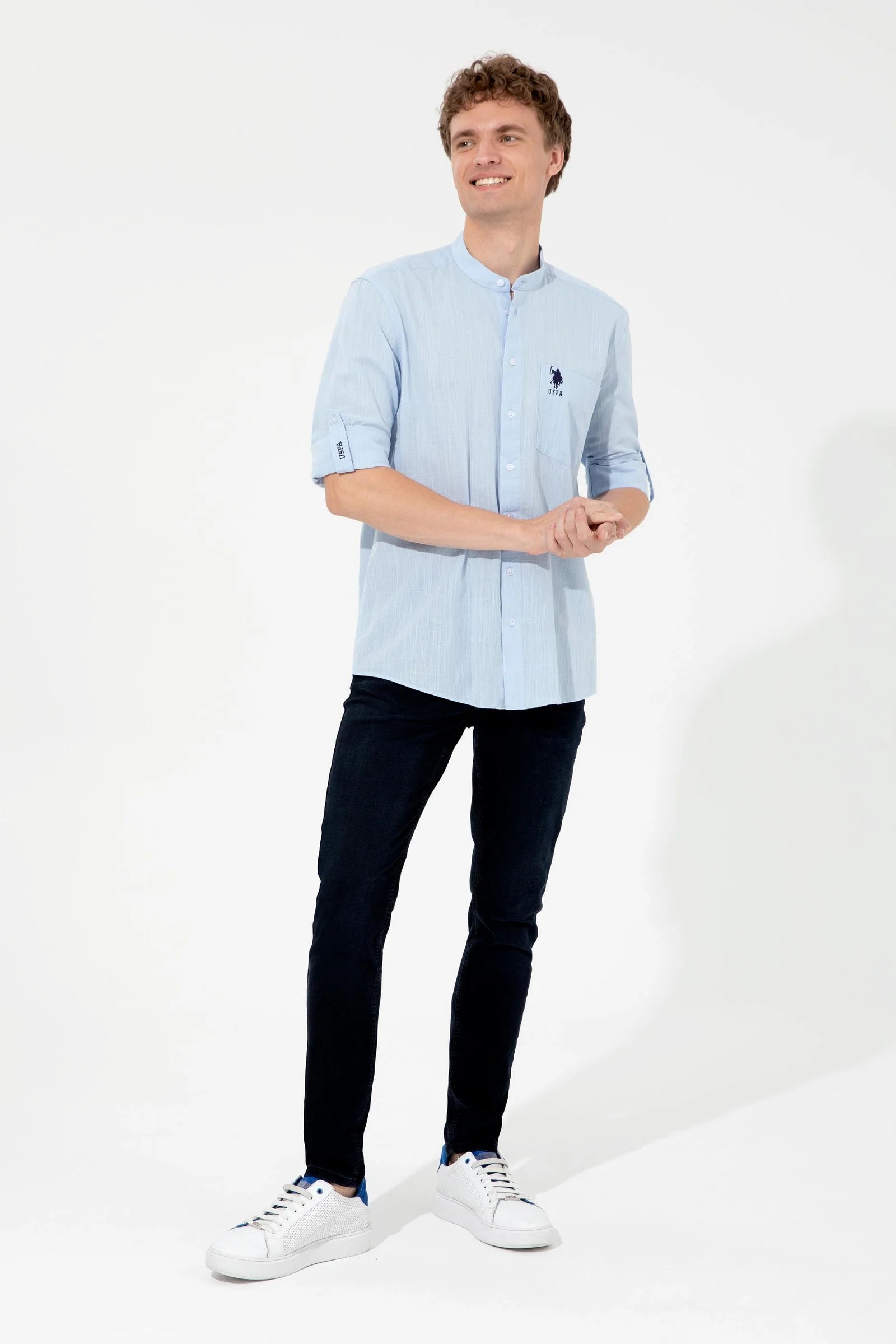 US Polo Assn. Shirt Long Sleeve With A Pocket - Men