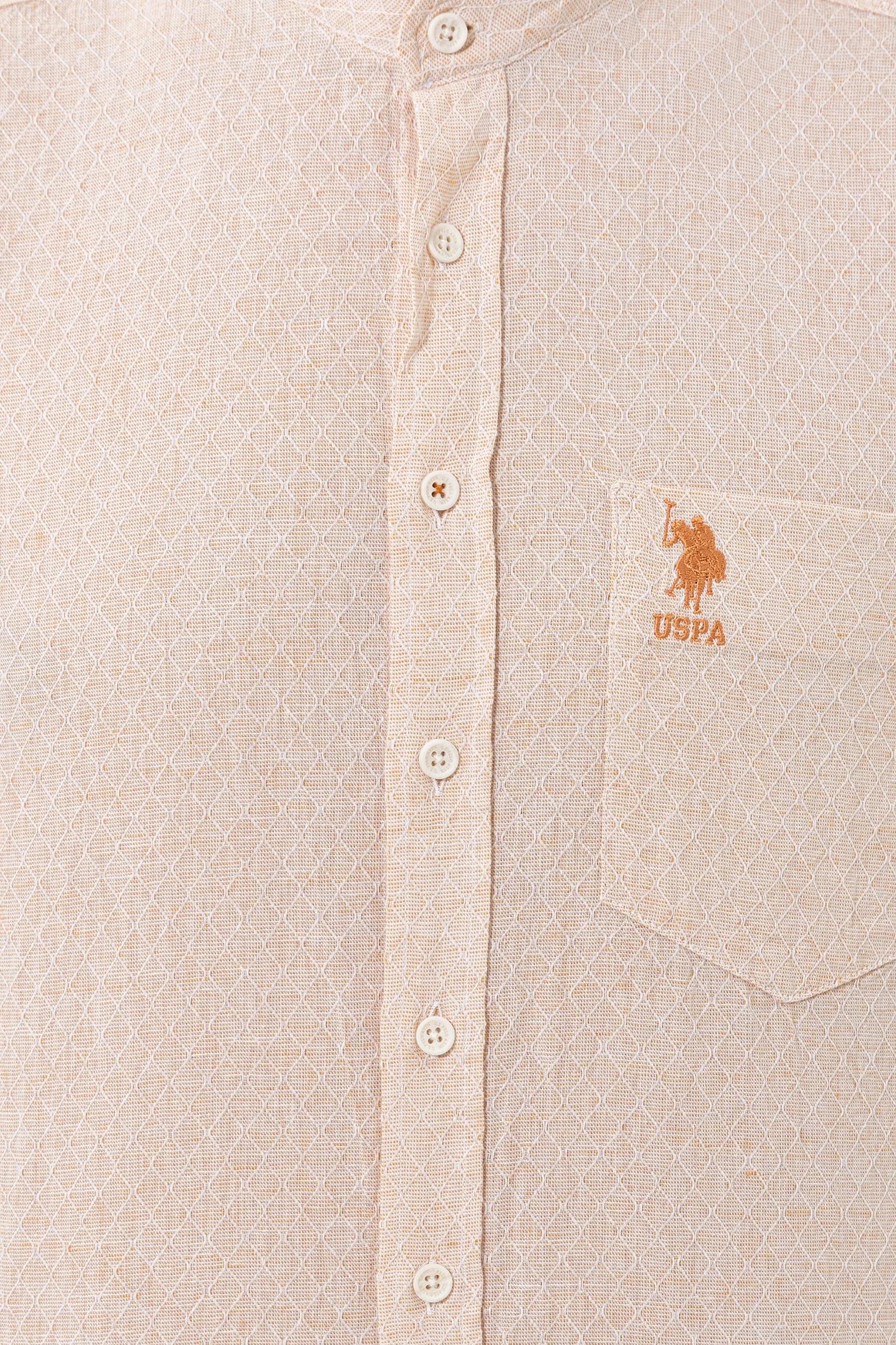 US Polo Assn. Regular Shirt Long Sleeve With A Single Pocket - Men