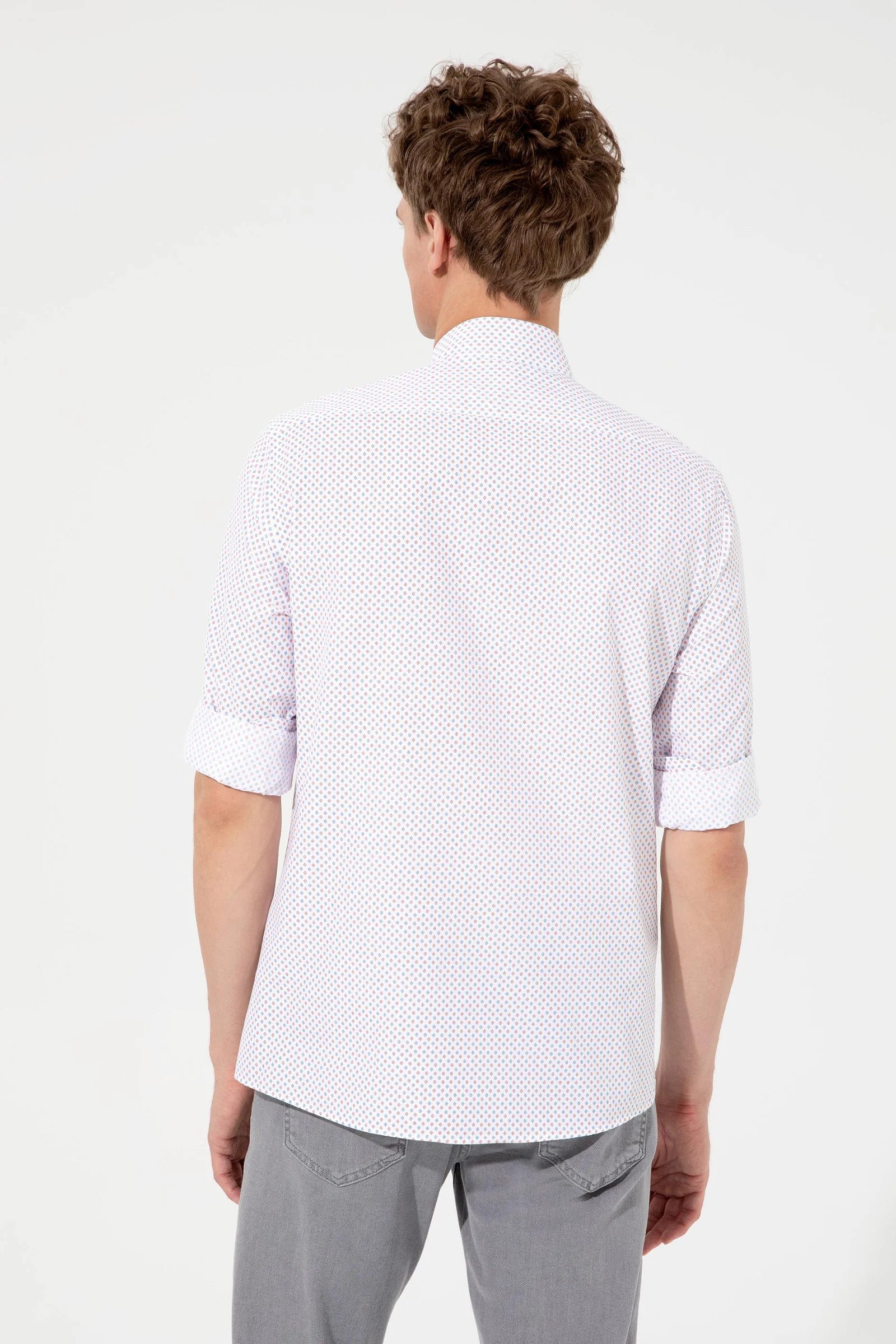 US Polo Assn. Slim Shirt Long Sleeve USPA Logo - Men