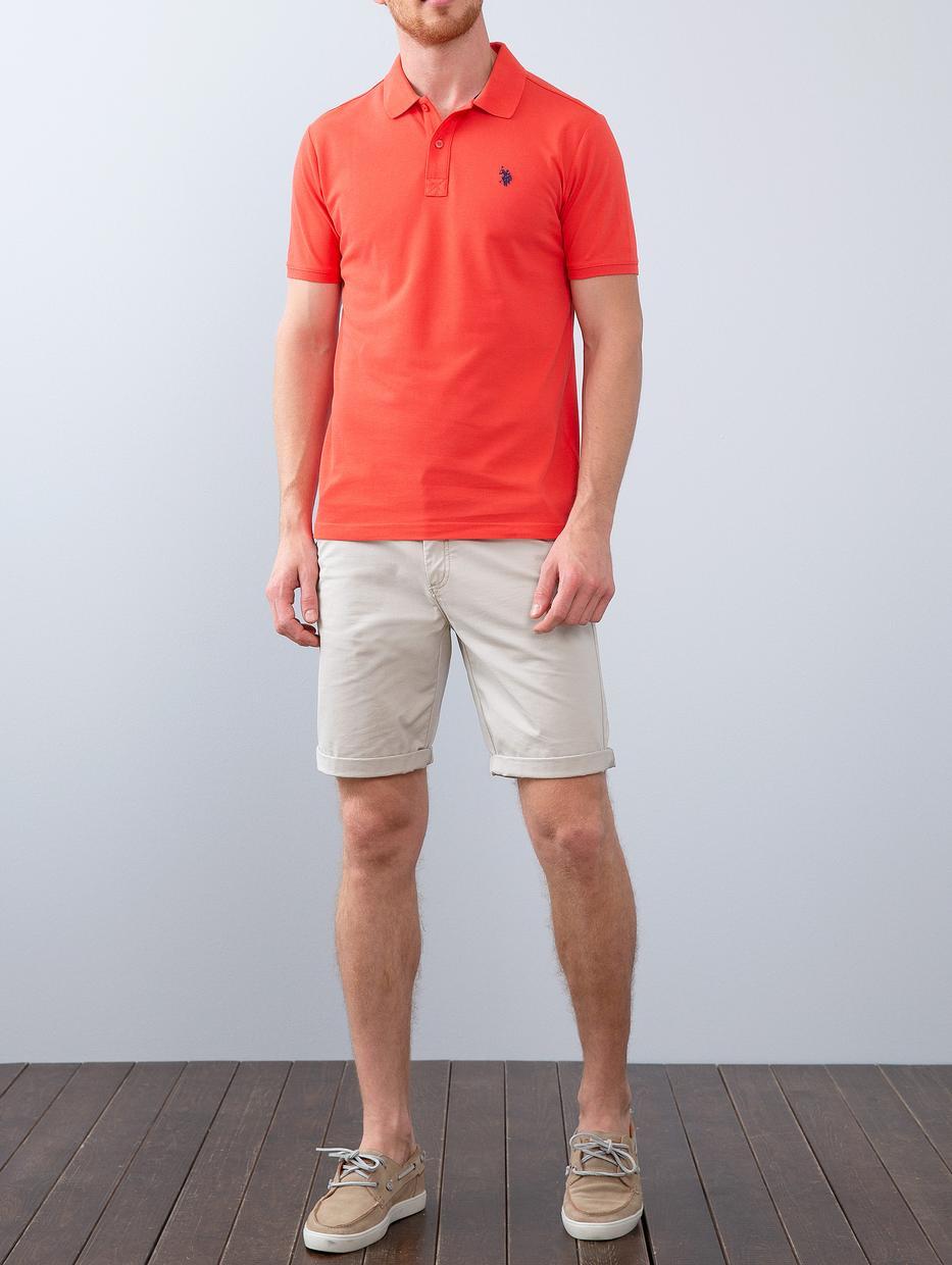 US Polo Assn. Pique Small Logo Polo Shirt - Men