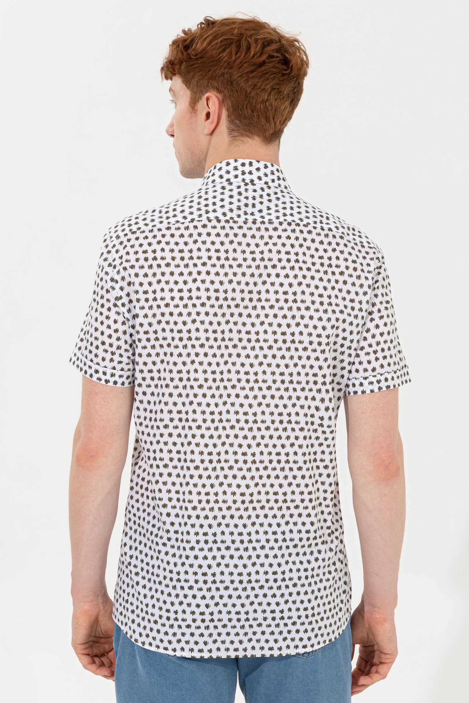US Polo Assn. Slim Shirt Short Sleeve Small Logo - Men