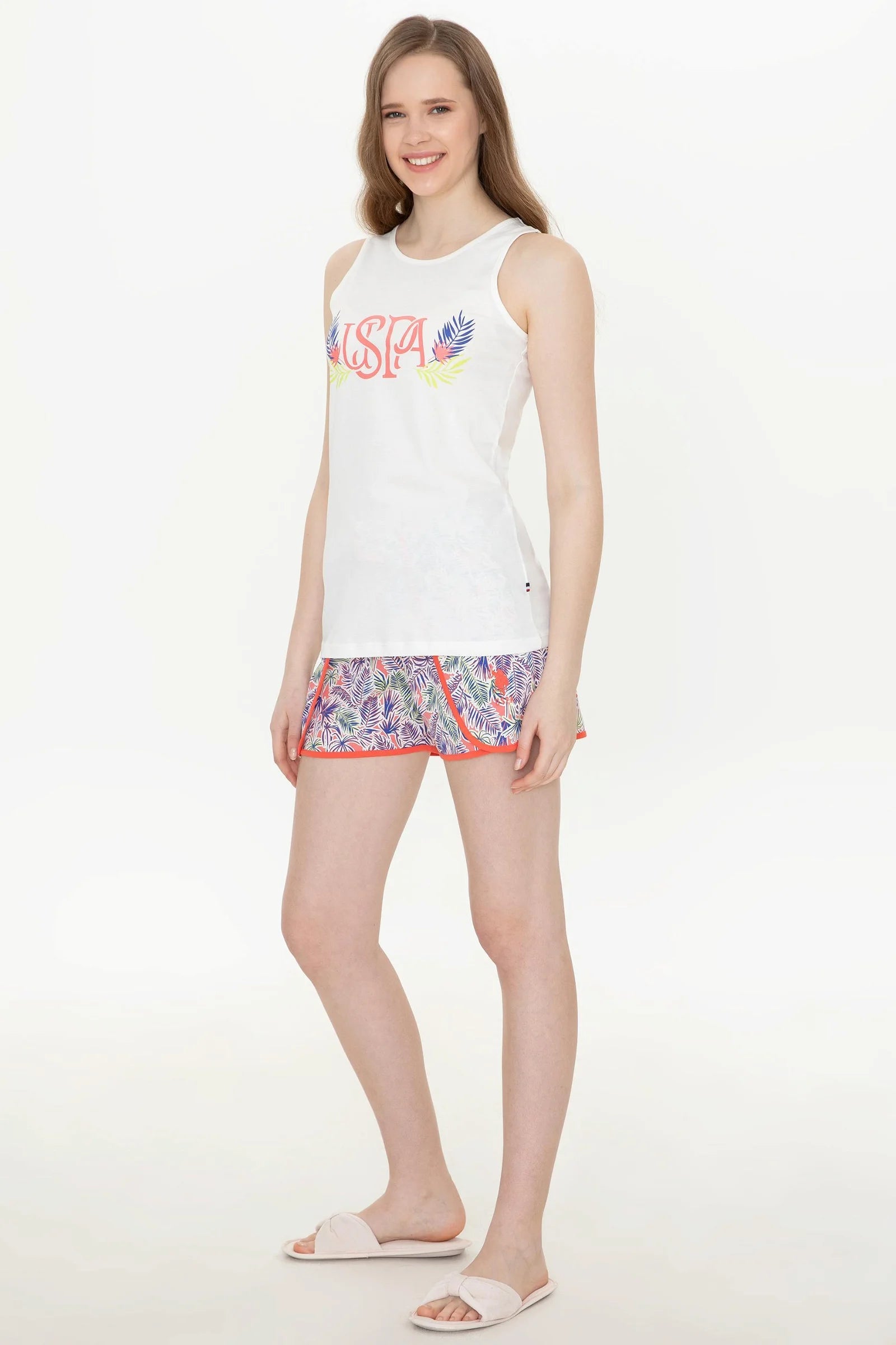 US Polo Assn. Women Sets Ecru- Oshoplin