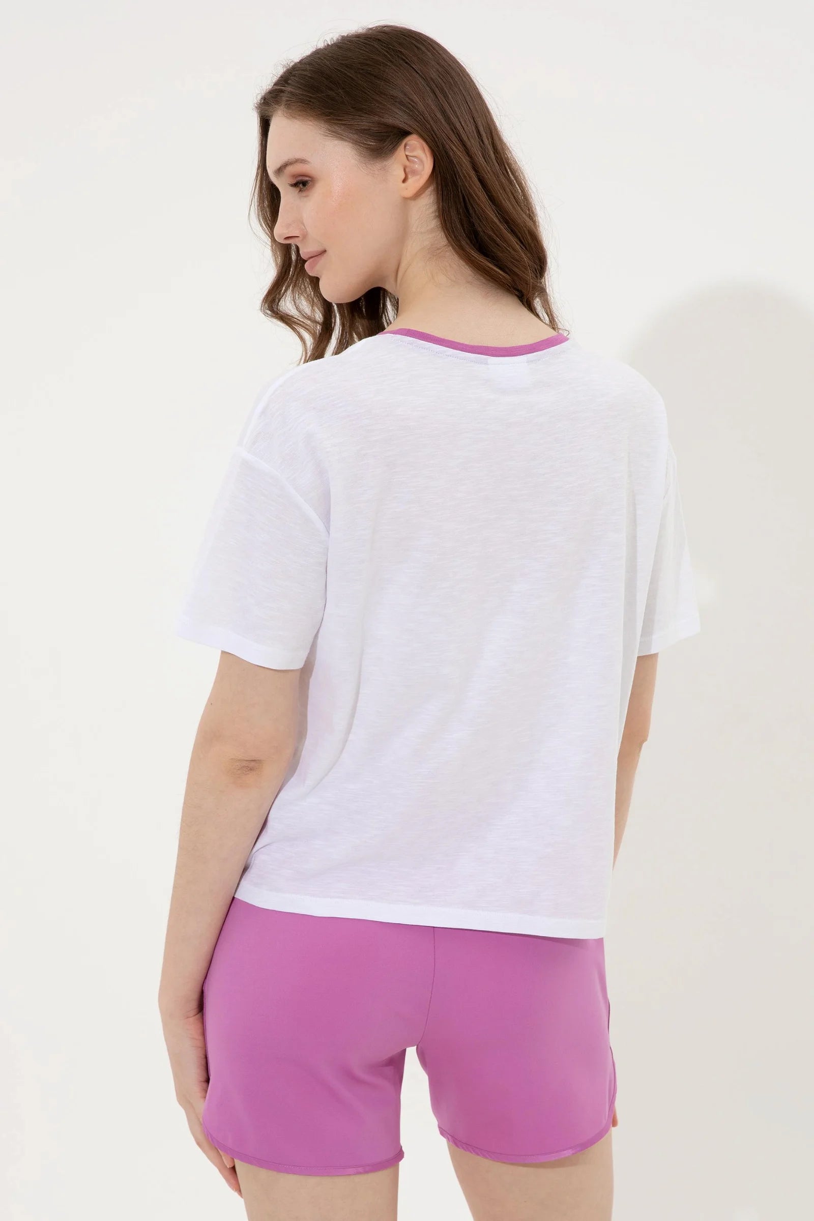 US Polo Assn. Comfort Crew Neck T-Shirt with Big USPA - Women