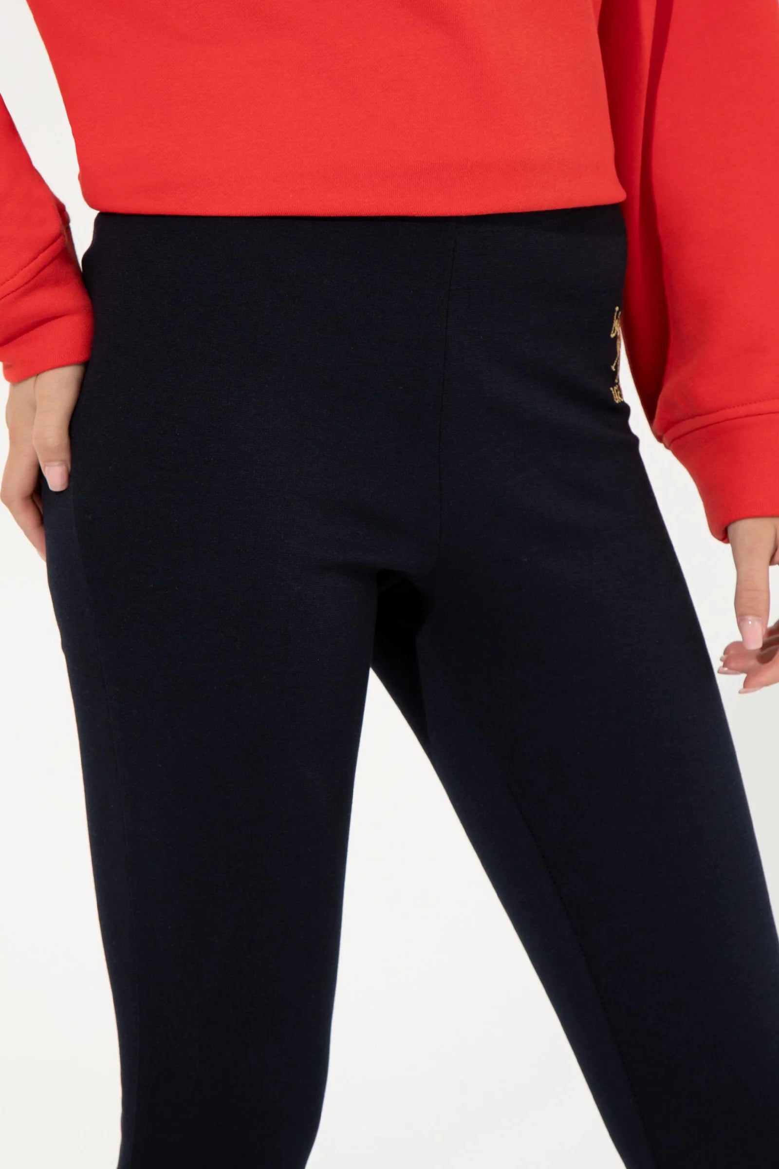 US Polo Assn. Tight Fit Legging with USPA Logo - Women