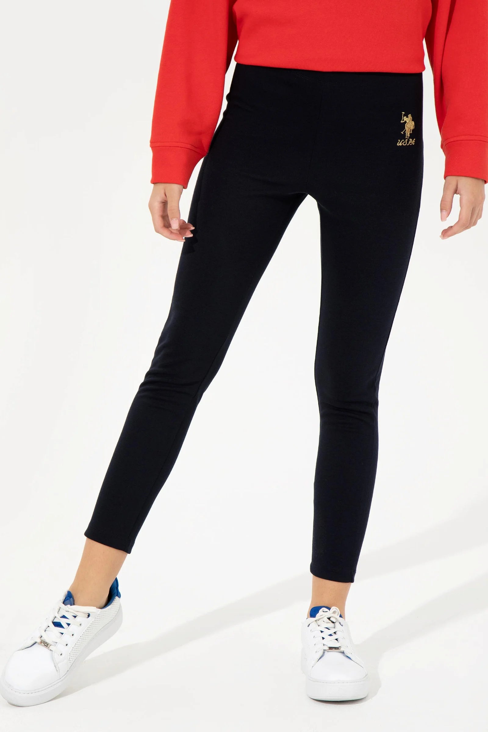 US Polo Assn. Tight Fit Legging with USPA Logo - Women