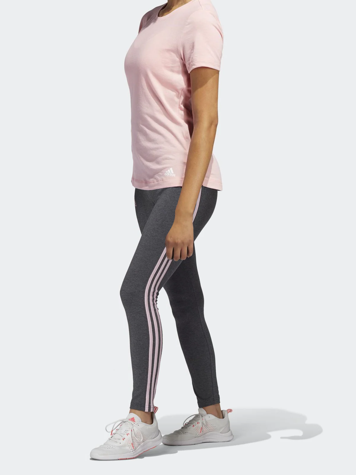 Adidas Prime Tee + 3-Stripes Leggings (SET) - Women