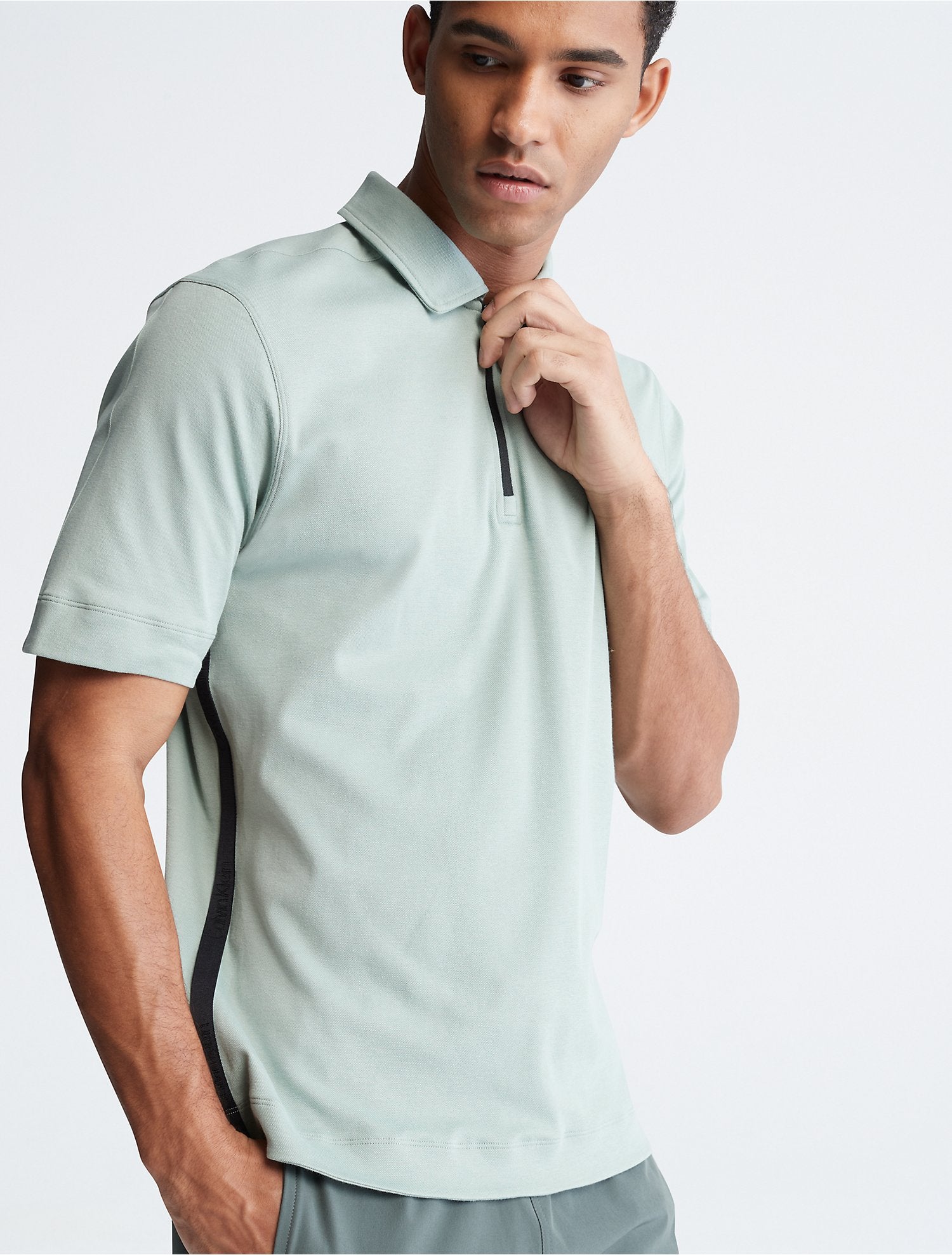 Calvin Klein CK Sport Effect Short Sleeve Polo Shirt - Men