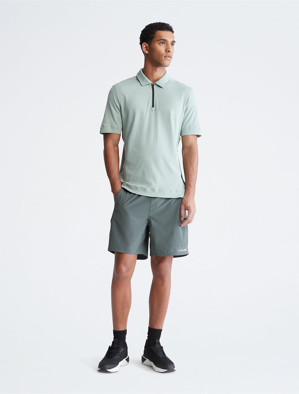 Calvin Klein CK Sport Effect Short Sleeve Polo Shirt - Men