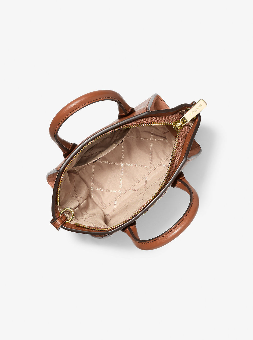 Michael Kors Avril Extra-Small Leather and Suede Satchel - Women