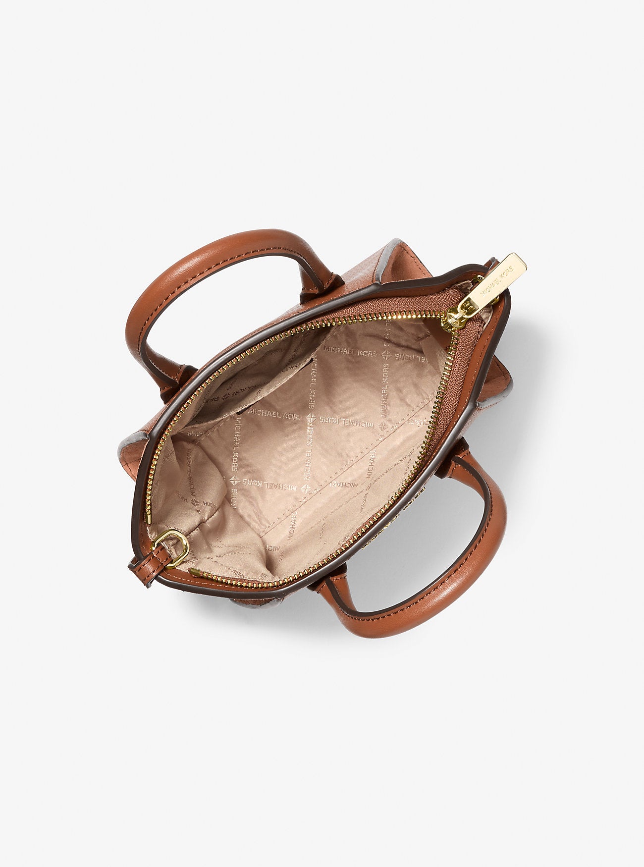 Michael Kors Avril Extra-Small Leather and Suede Satchel - Women