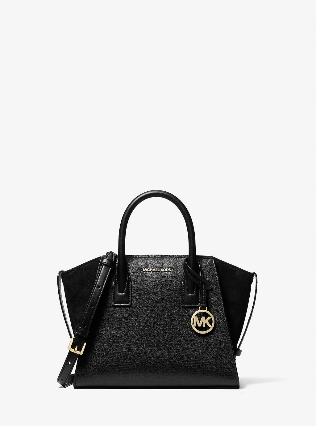 Michael Kors Avril Extra-Small Leather and Suede Satchel - Women