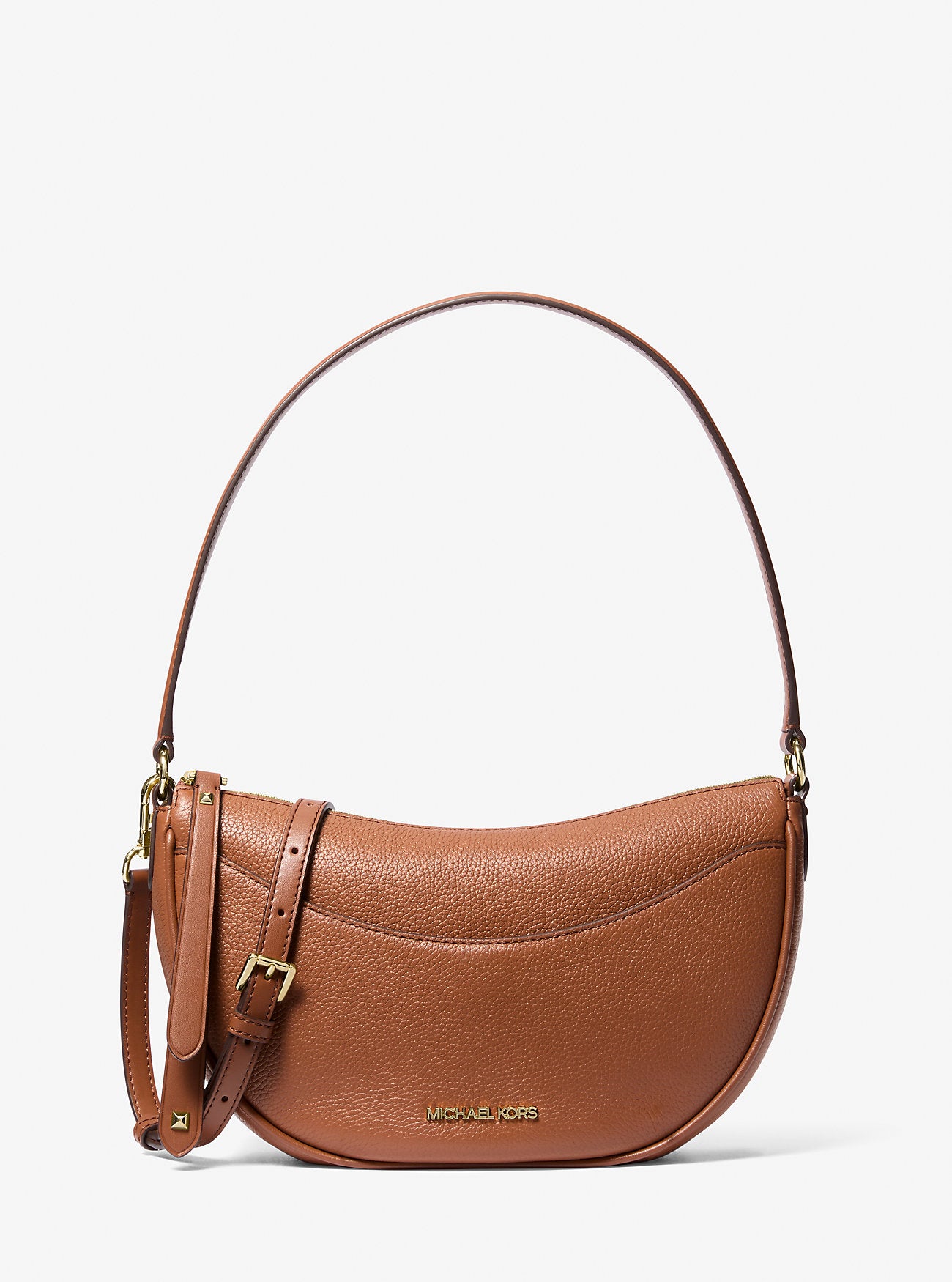 Michael Kors Dover Medium Pebbled Leather Crossbody Bag - Women