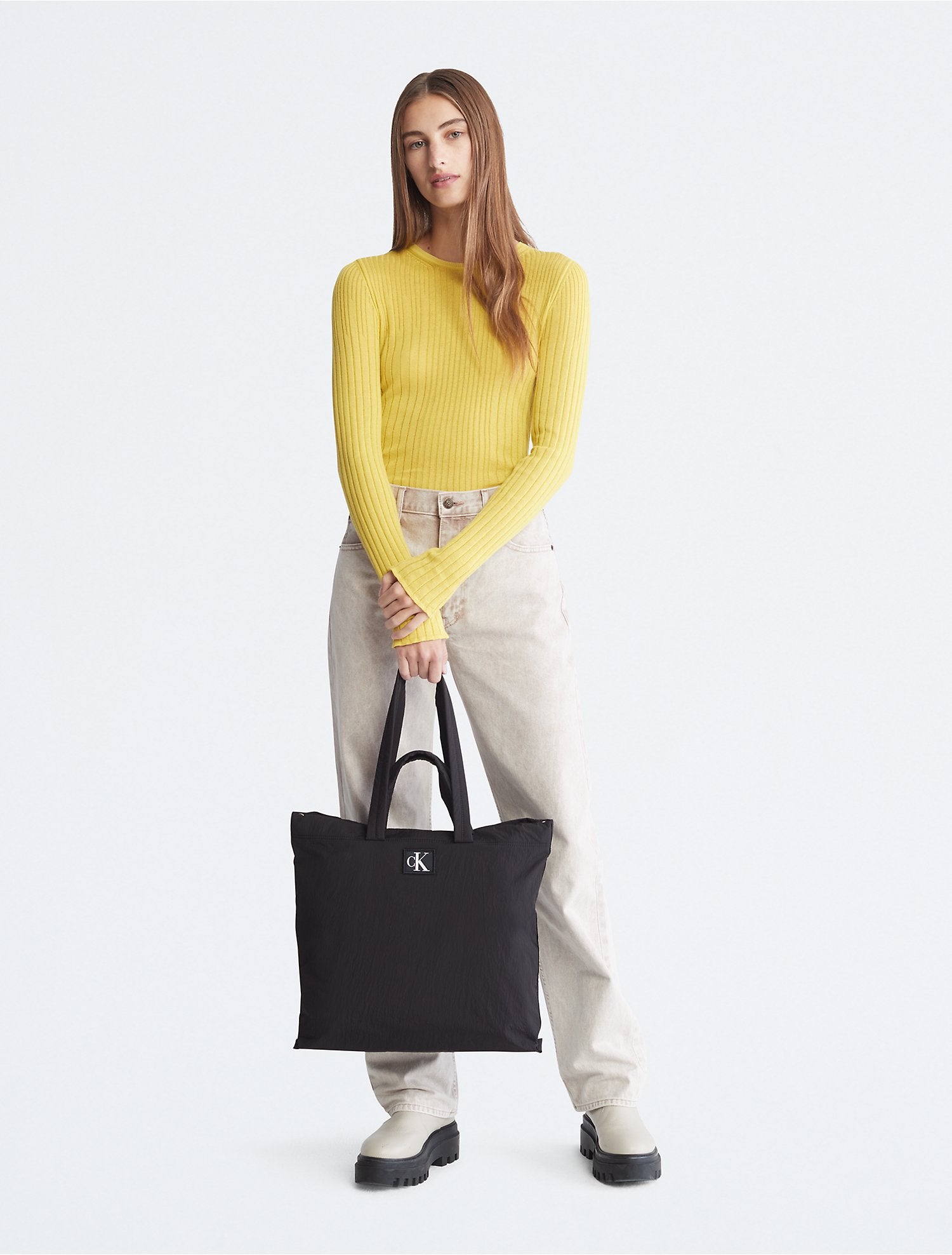 Calvin klein nylon clearance tote bag