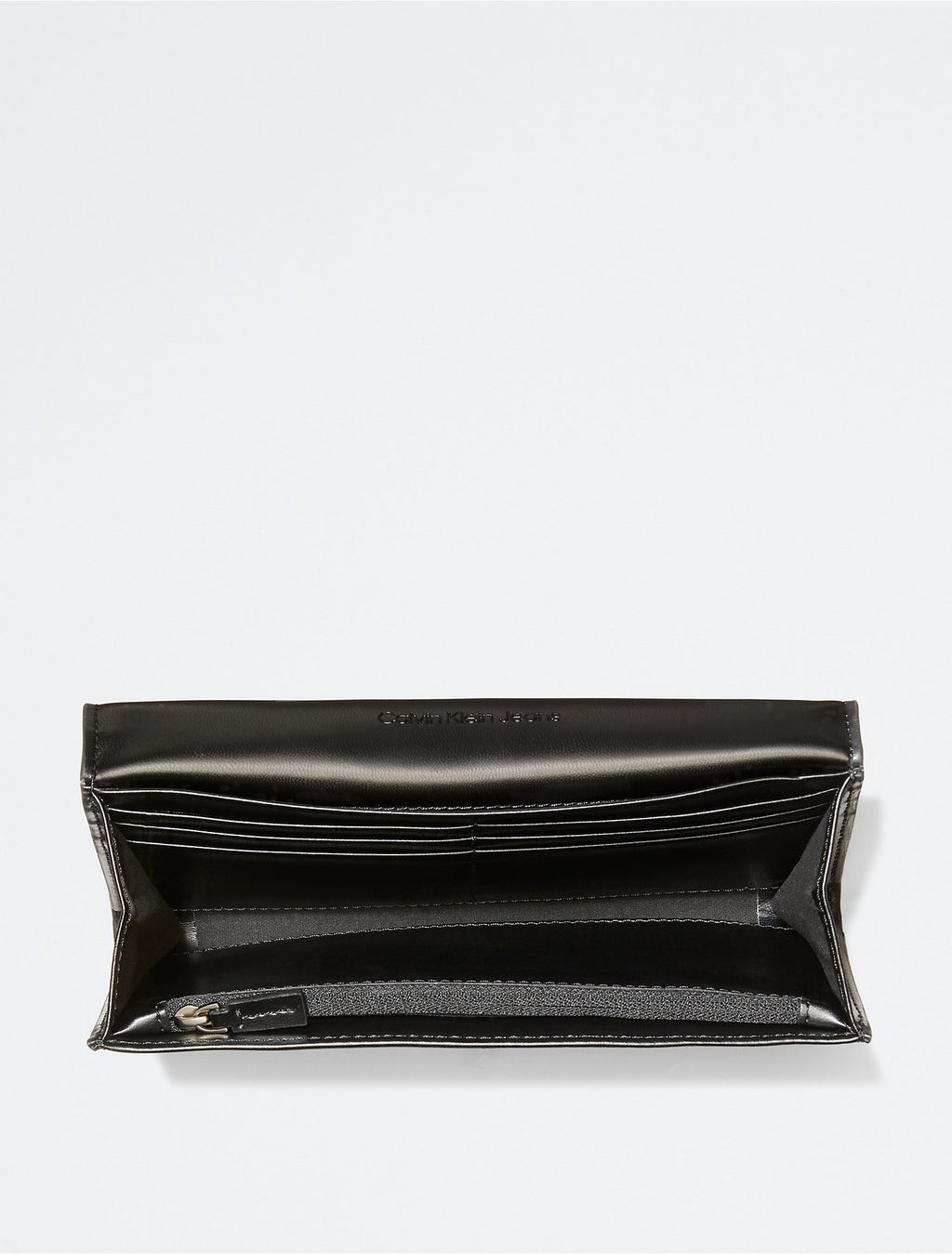 Calvin Klein Monogram Logo Longfold Wallet - Women