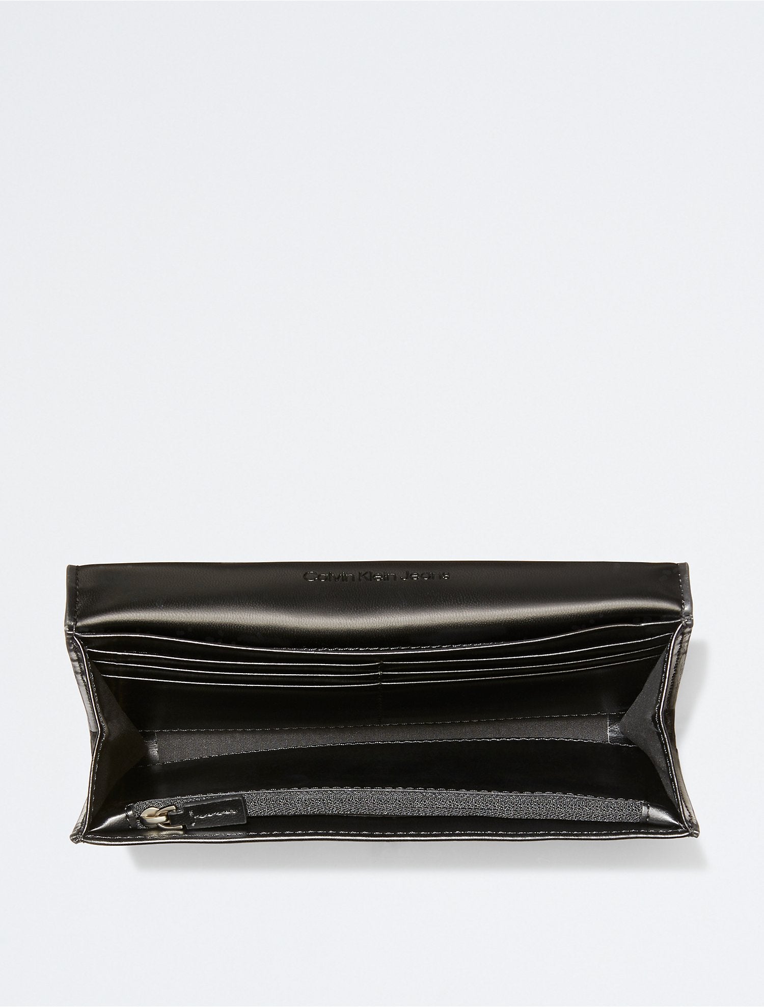 Calvin Klein Monogram Logo Longfold Wallet - Women