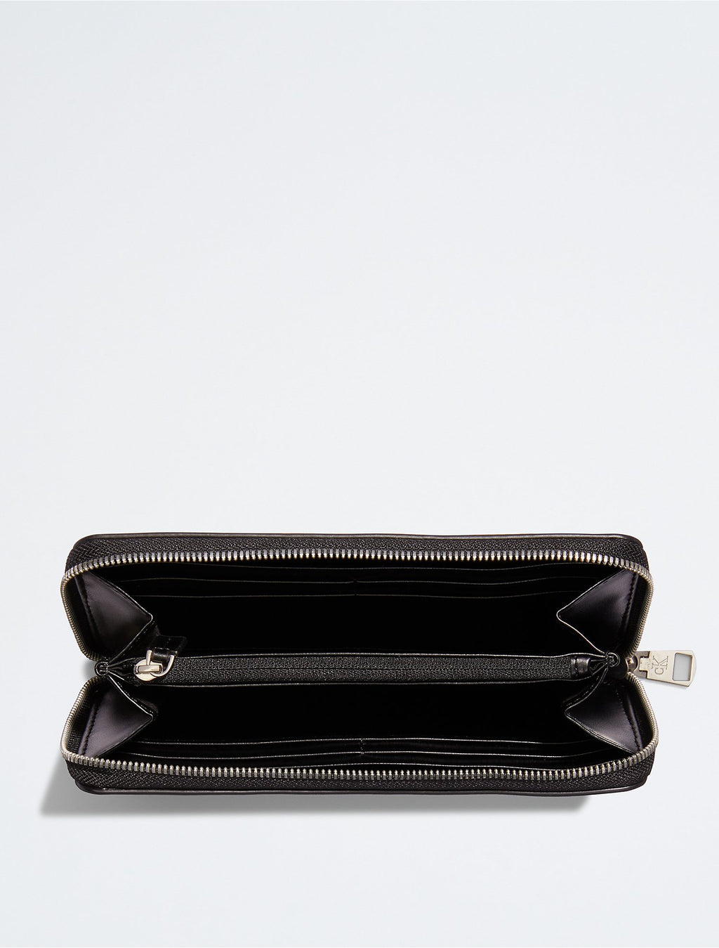 Calvin Klein Sculpted Monogram Large Zip Wallet - Women