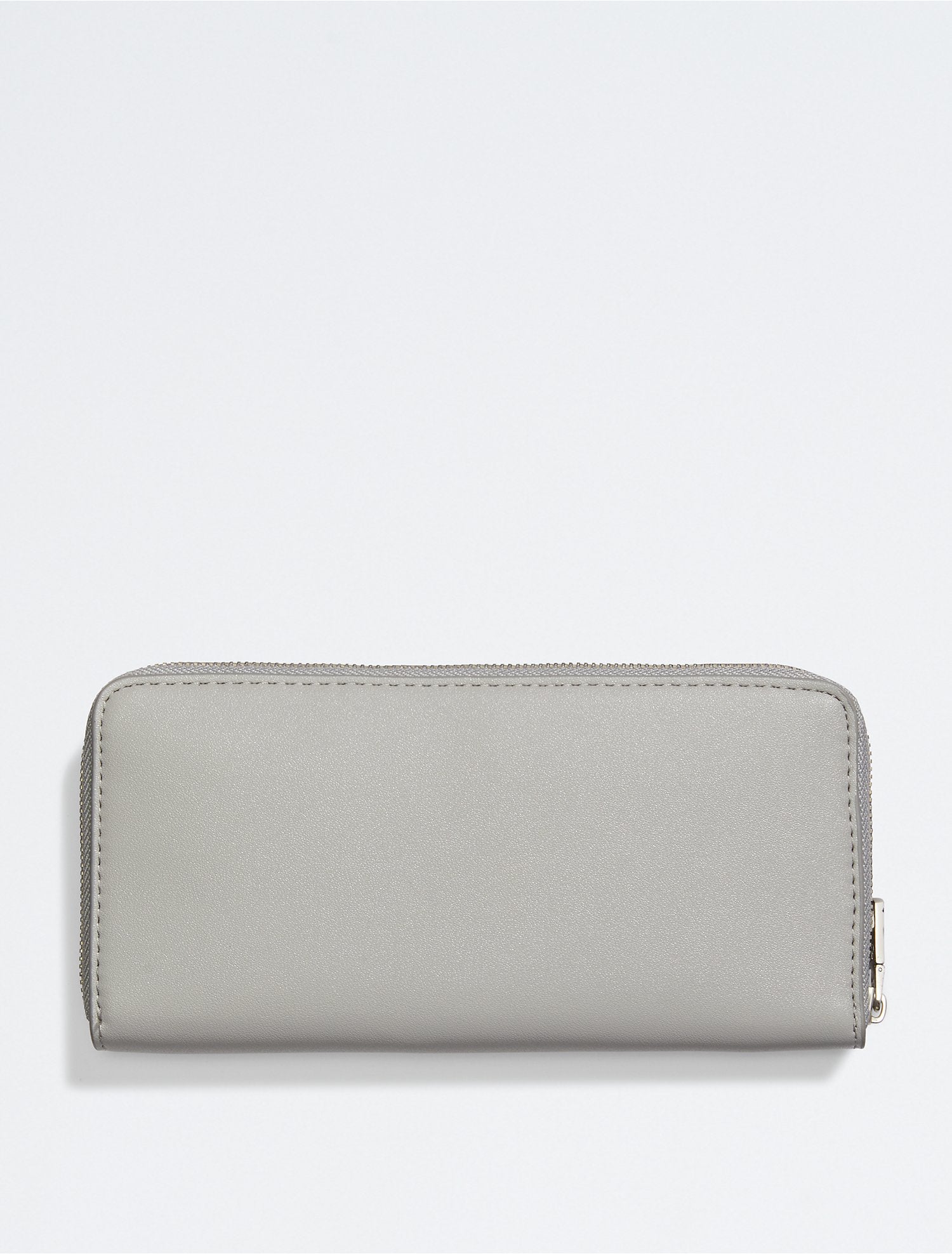 Calvin Klein Sculpted Monogram Large Zip Wallet - Women