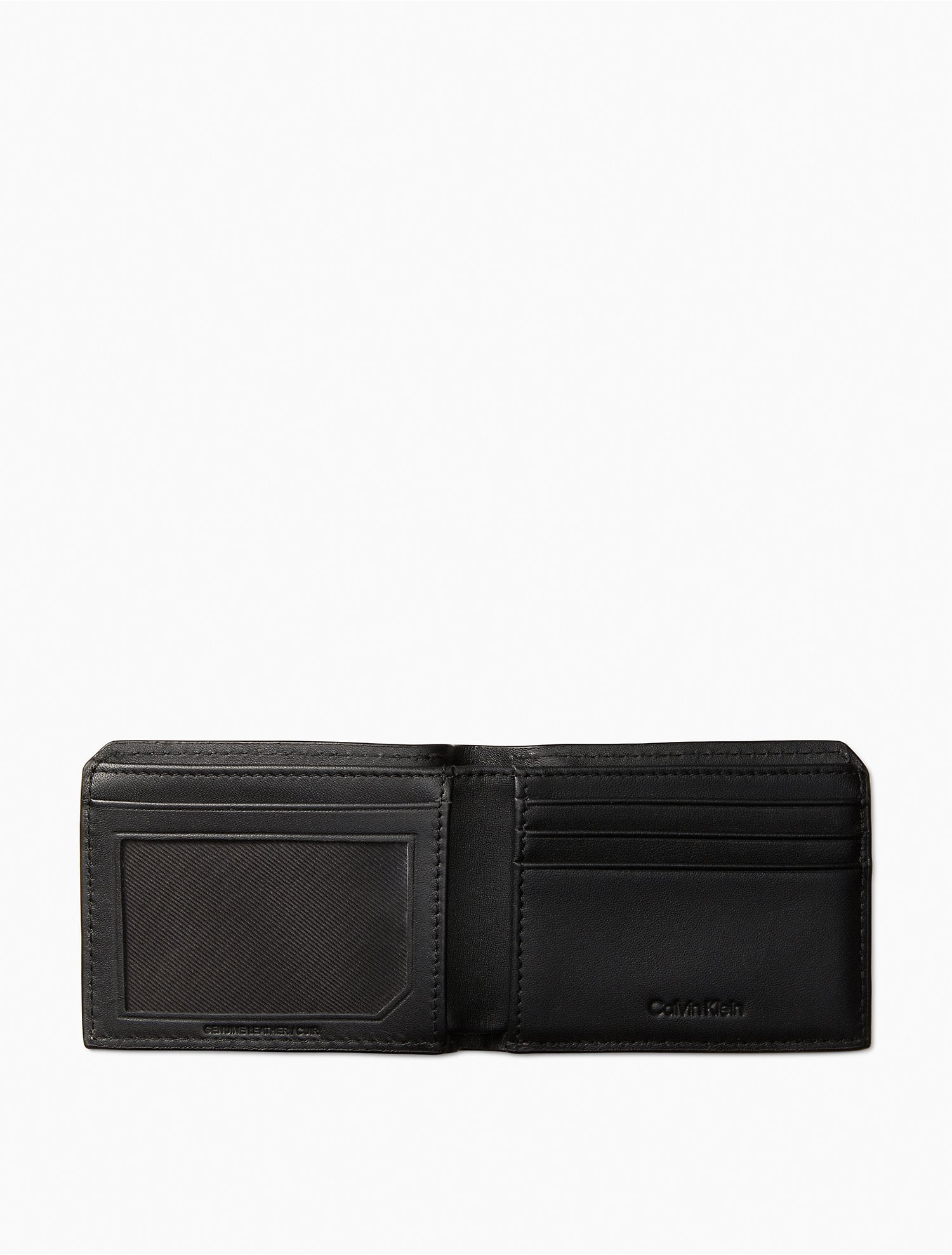 Calvin Klein Saffiano Leather Slim Bifold Wallet - Men