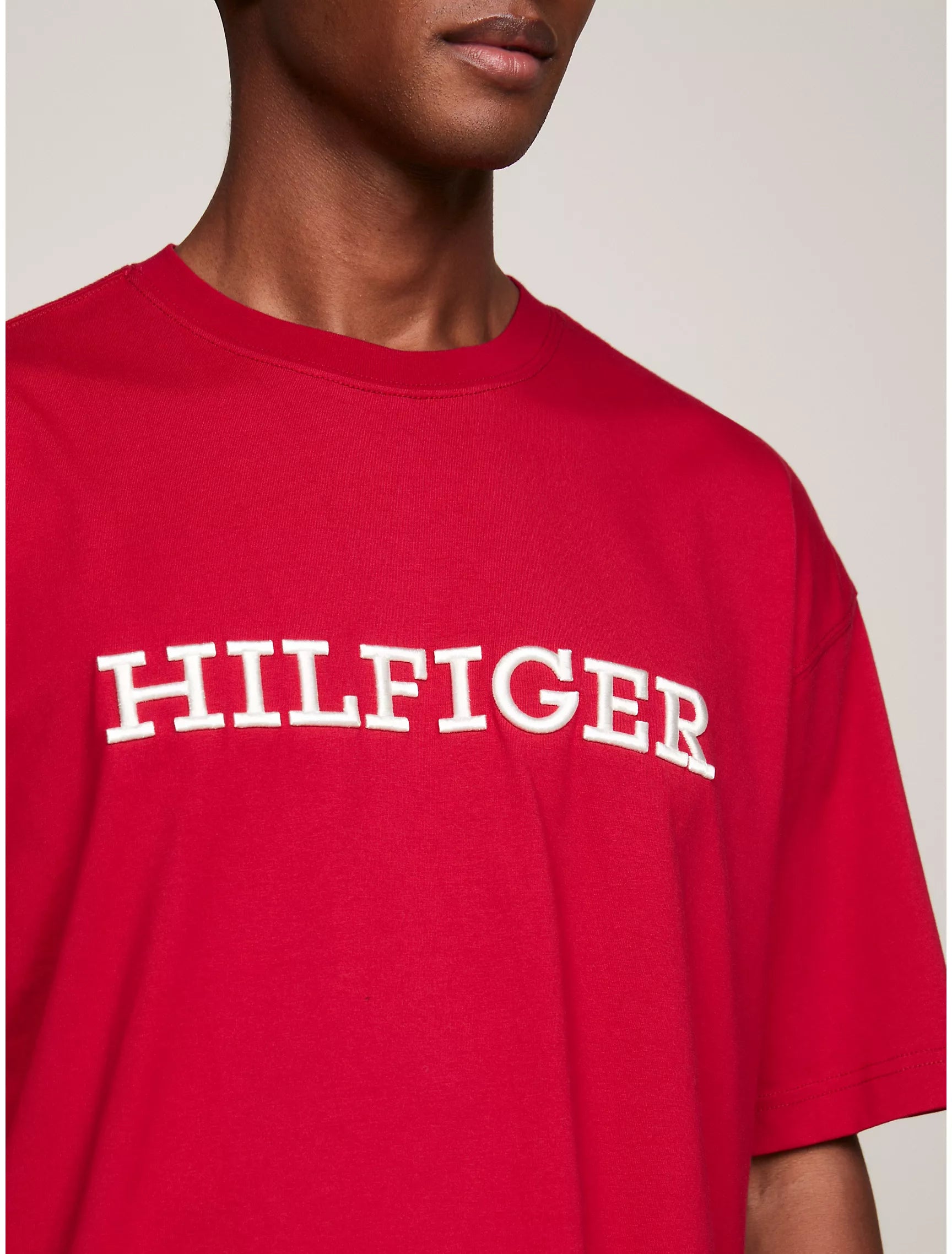 Tommy Hilfiger Embroidered Monotype Logo T-Shirt - Men