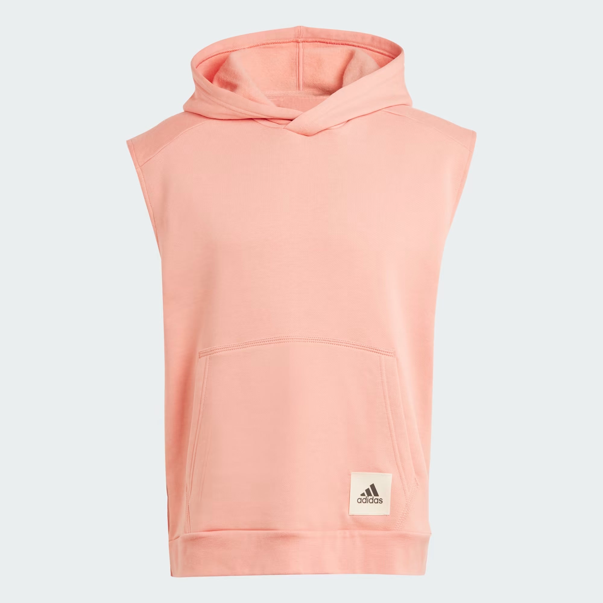 Adidas Lounge Sleeveless Fleece Hoodie - Men