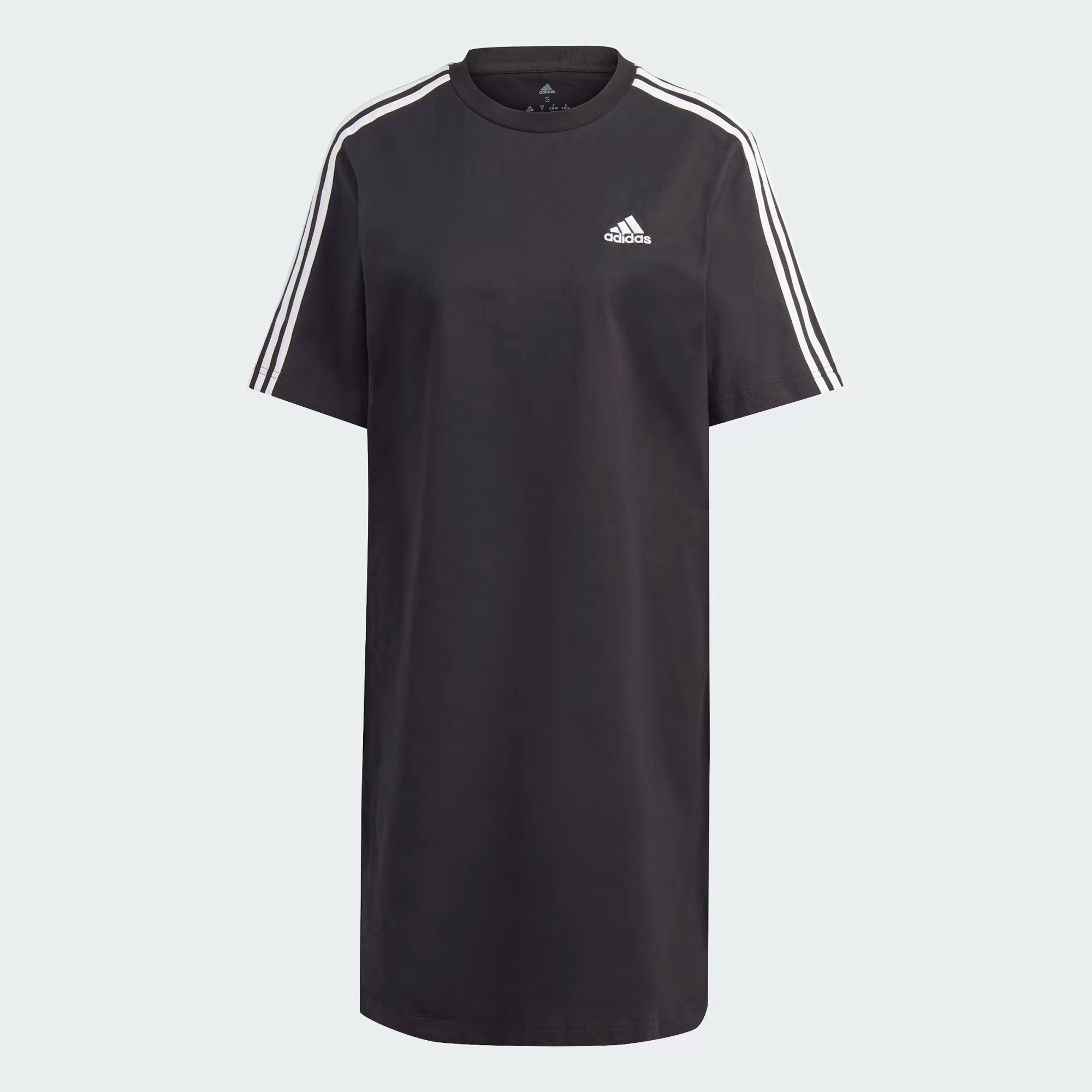 Adidas Essentials 3 Stripes Single Jersey Boyfriend Tee Dress - Women