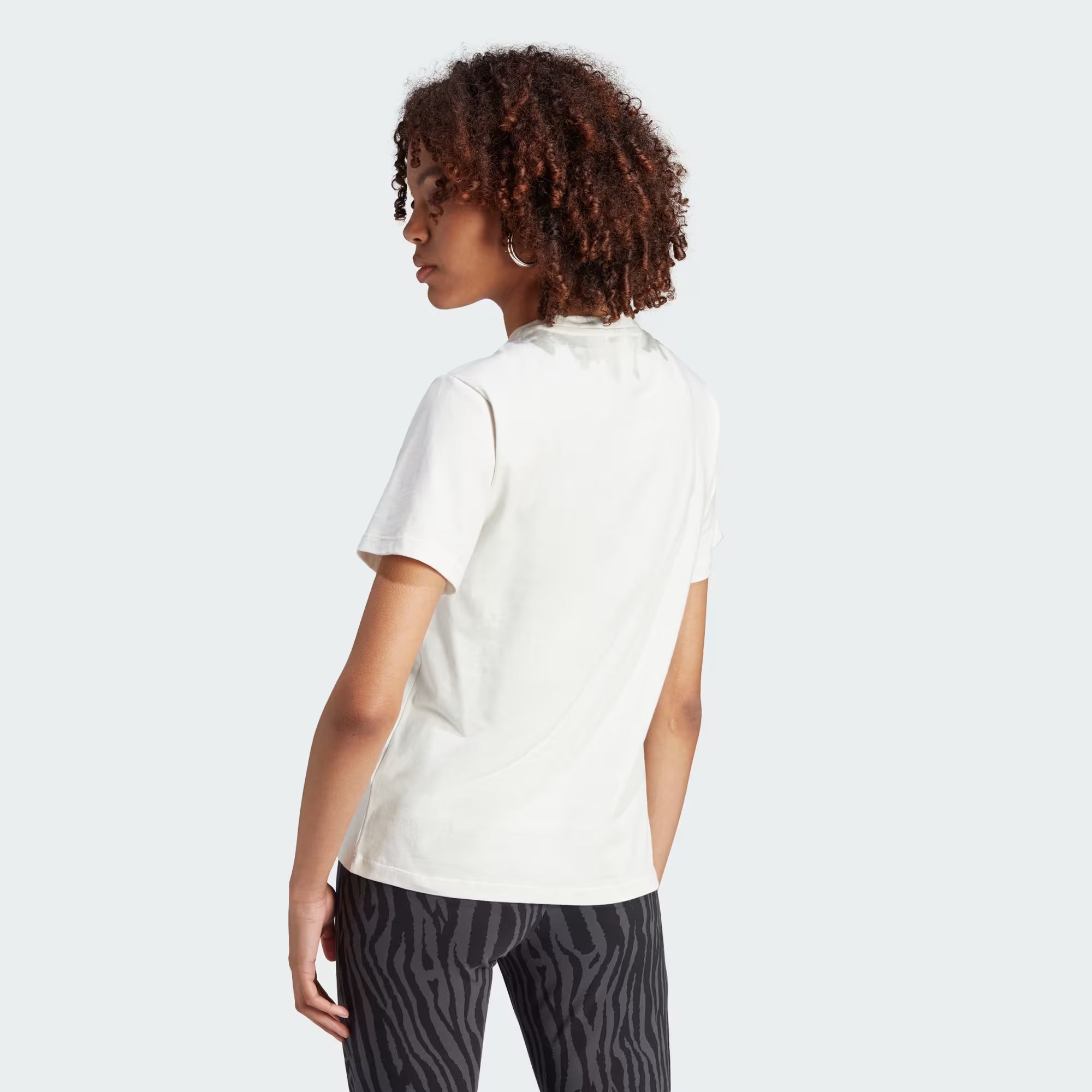 Adidas Zebra Animal Print Infill Tee - Women