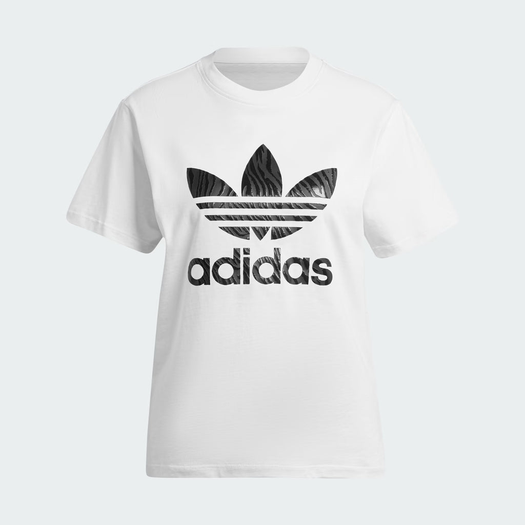 Adidas Zebra Animal Print Infill Tee - Women