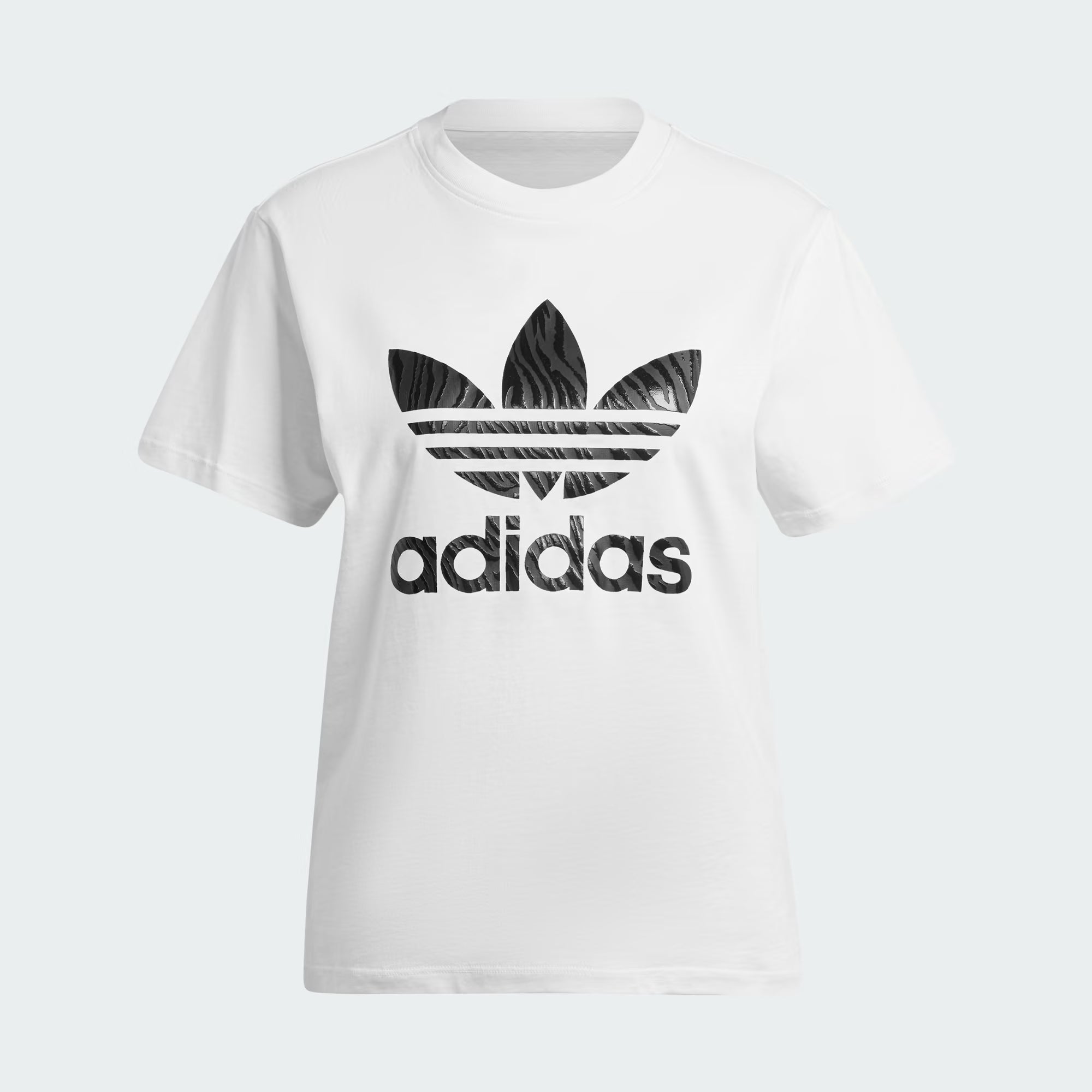 Adidas Zebra Animal Print Infill Tee - Women