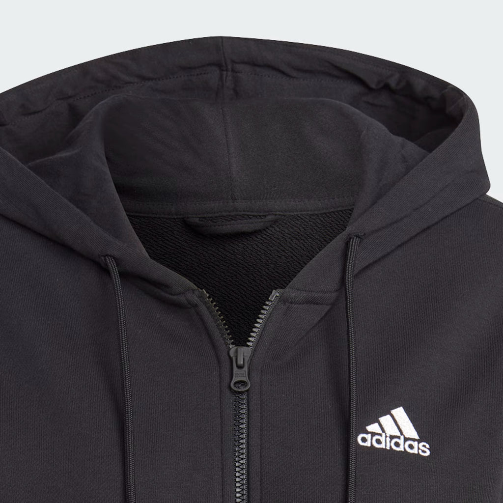 Adidas Essentials Linear Full-Zip French Terry Hoodie - Women
