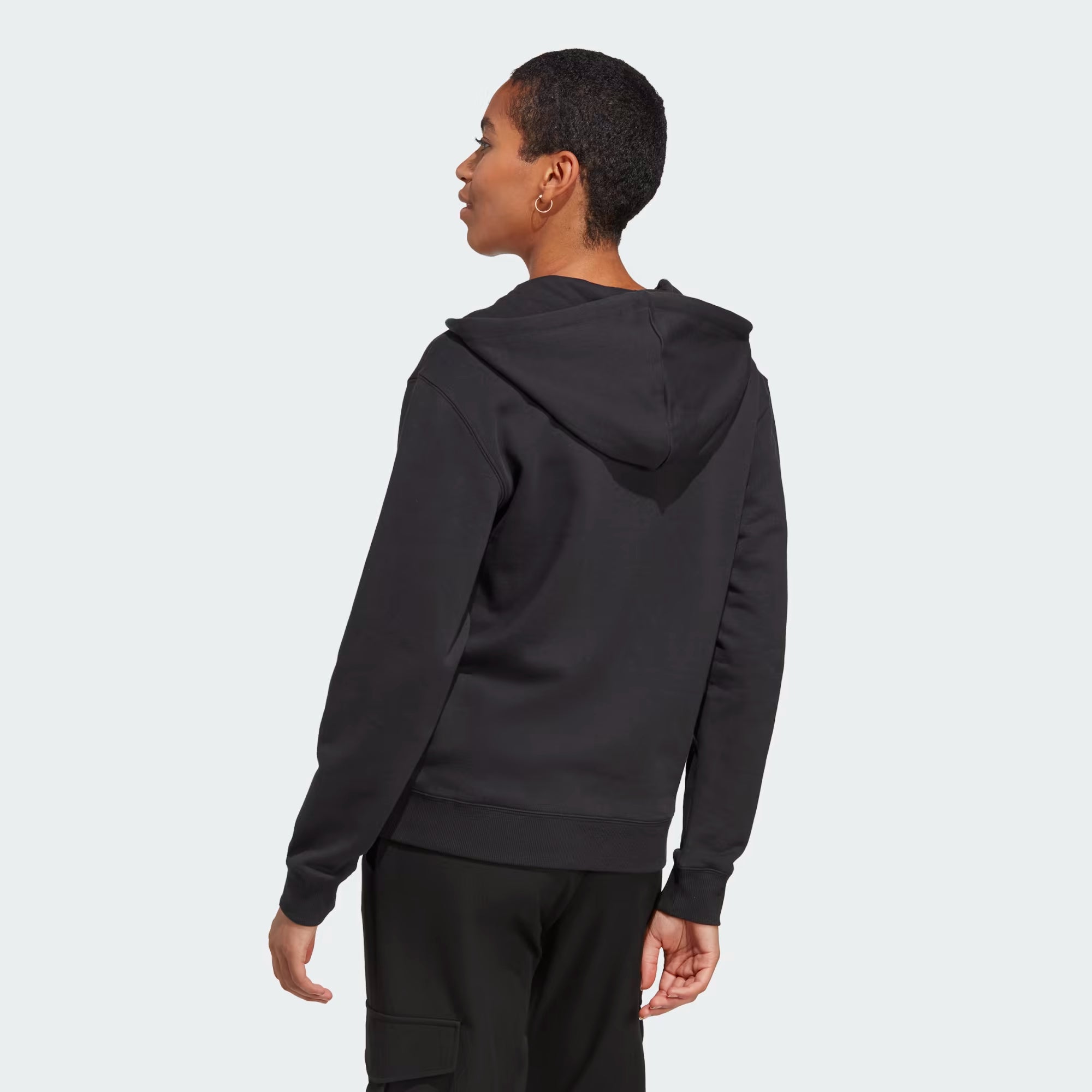 Adidas Essentials Linear Full-Zip French Terry Hoodie - Women