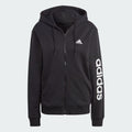 Adidas Essentials Linear Full-Zip French Terry Hoodie - Women