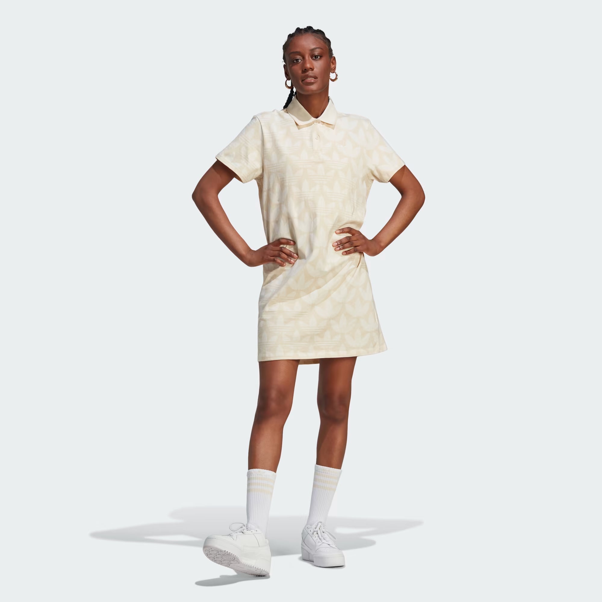 Adidas Trefoil Monogram Polo Dress - Women