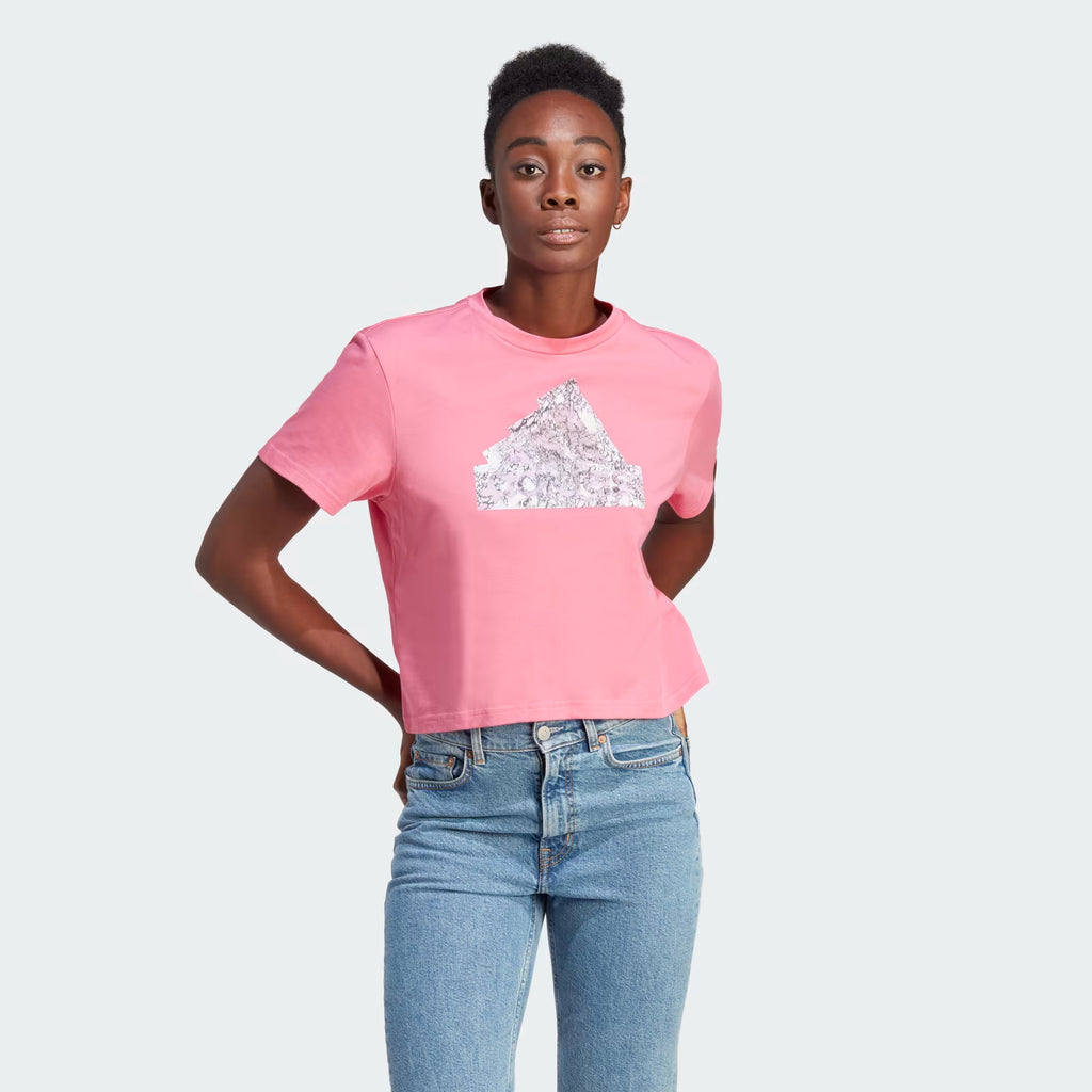 Adidas Future Icons Graphic Crop Tee - Women