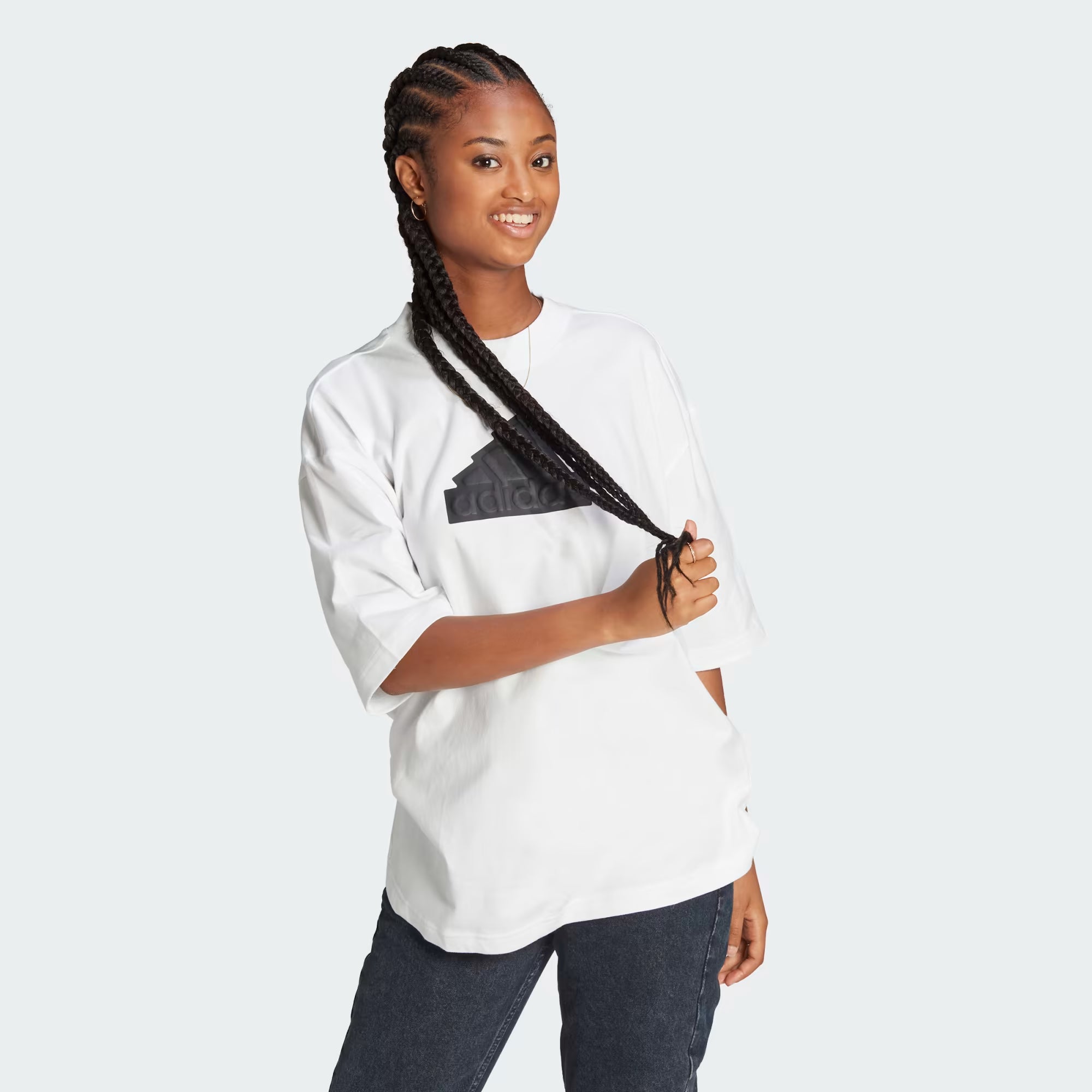 Adidas Future Icons Badge Of Sport Boyfriend Tee - Women