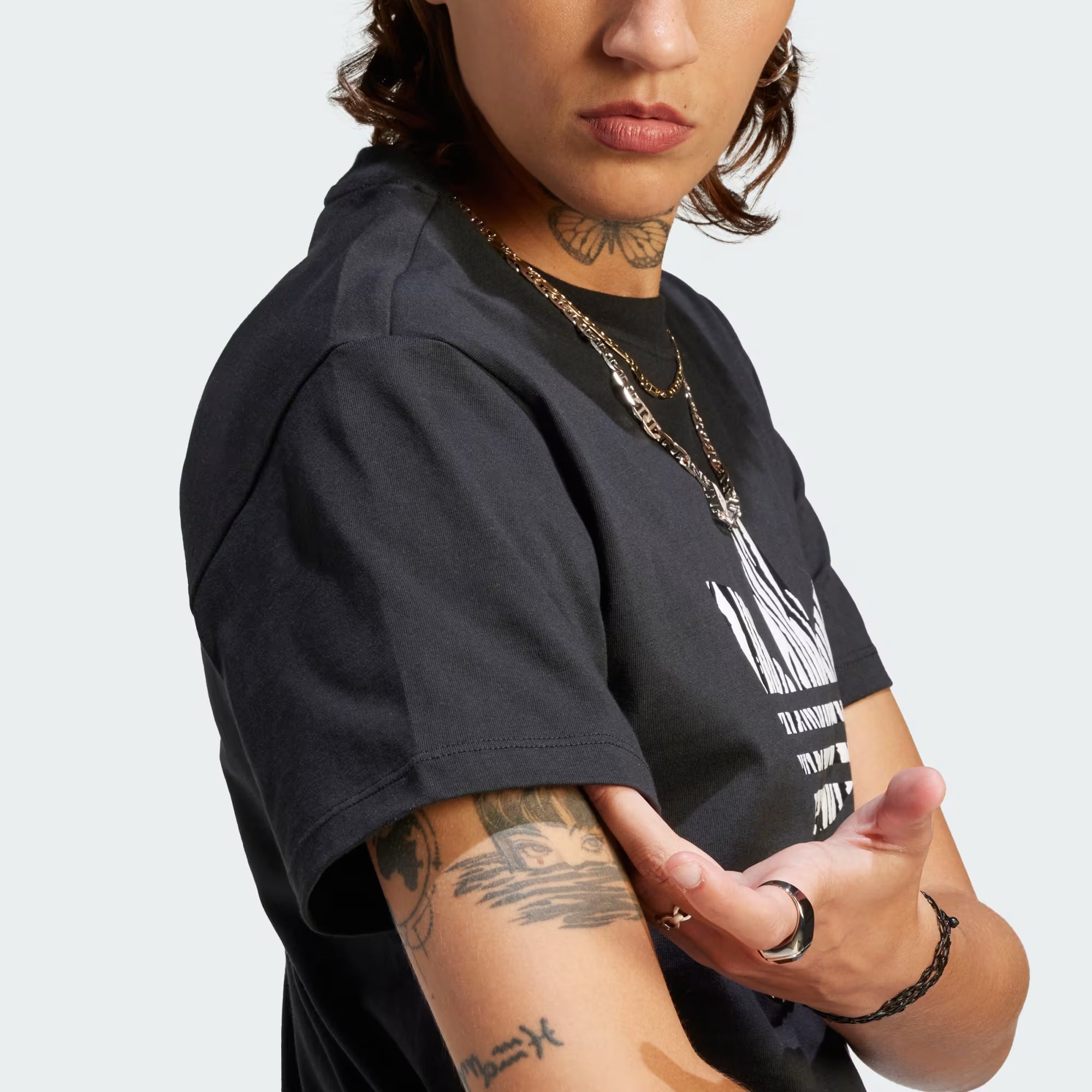 Adidas Zebra Animal Print Infill Tee - Women