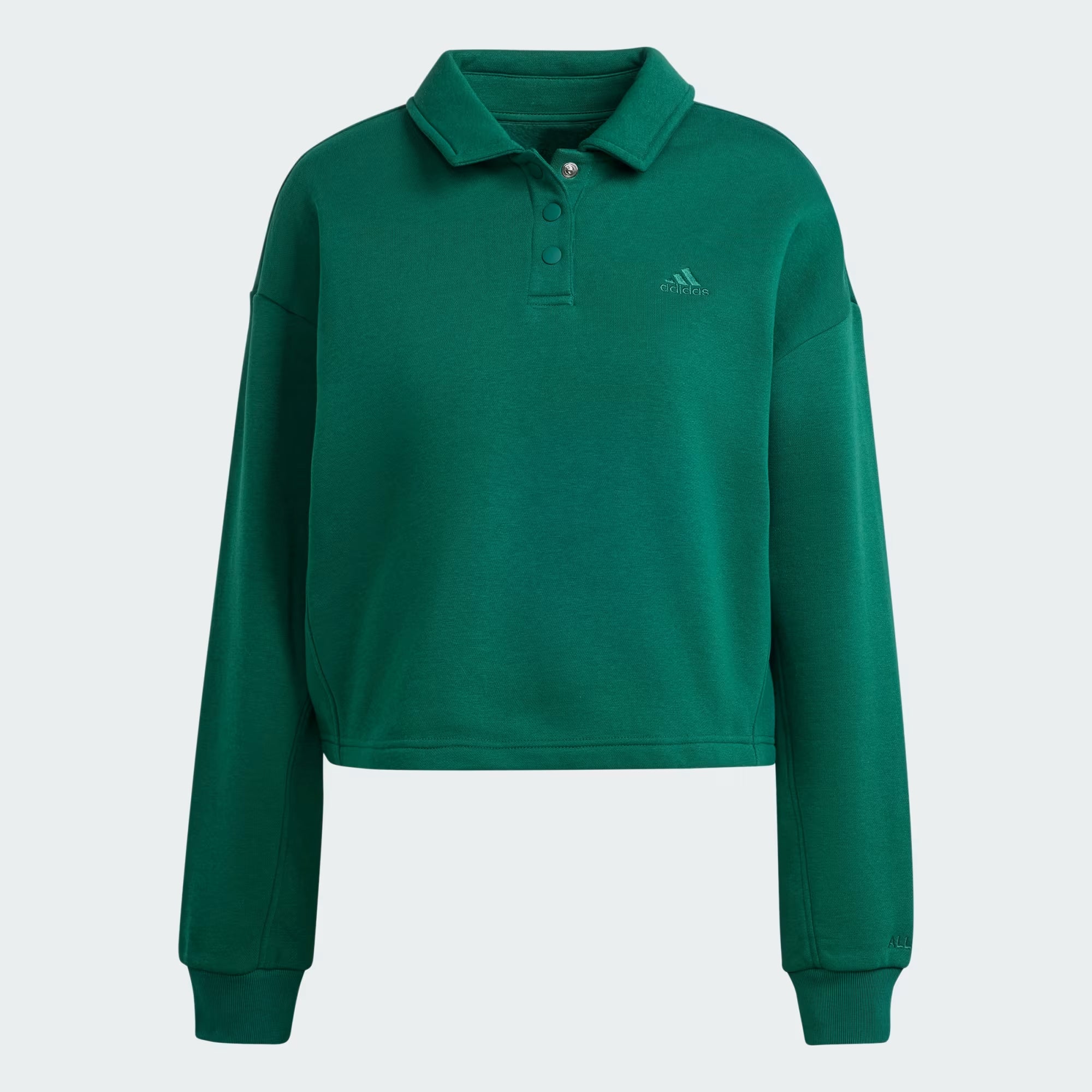 Adidas All Szn Fleece Graphic Polo Sweatshirt - Women