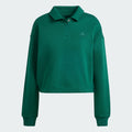 Adidas All Szn Fleece Graphic Polo Sweatshirt - Women
