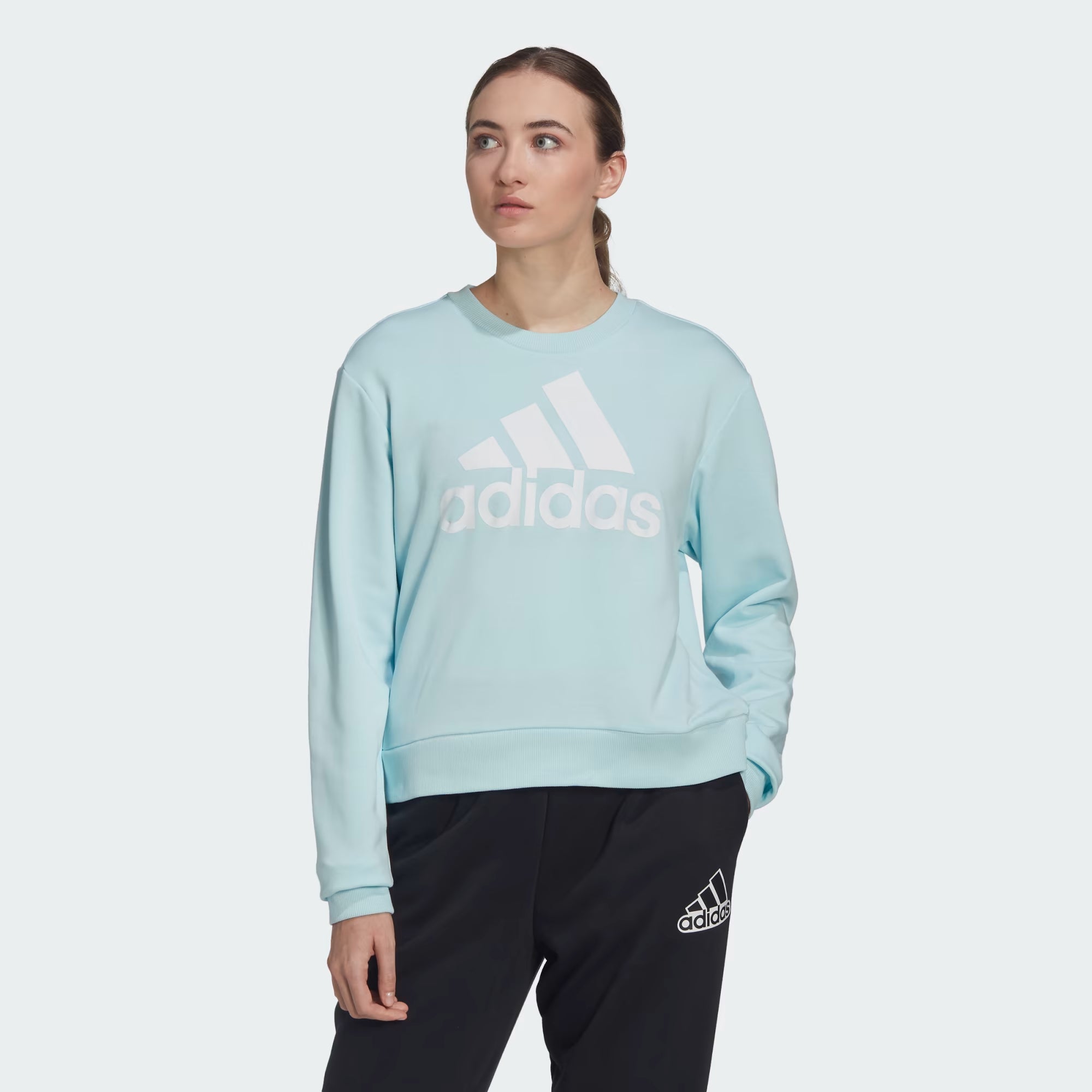 Adidas Essentials Logo Loose Sweatshirt - Women