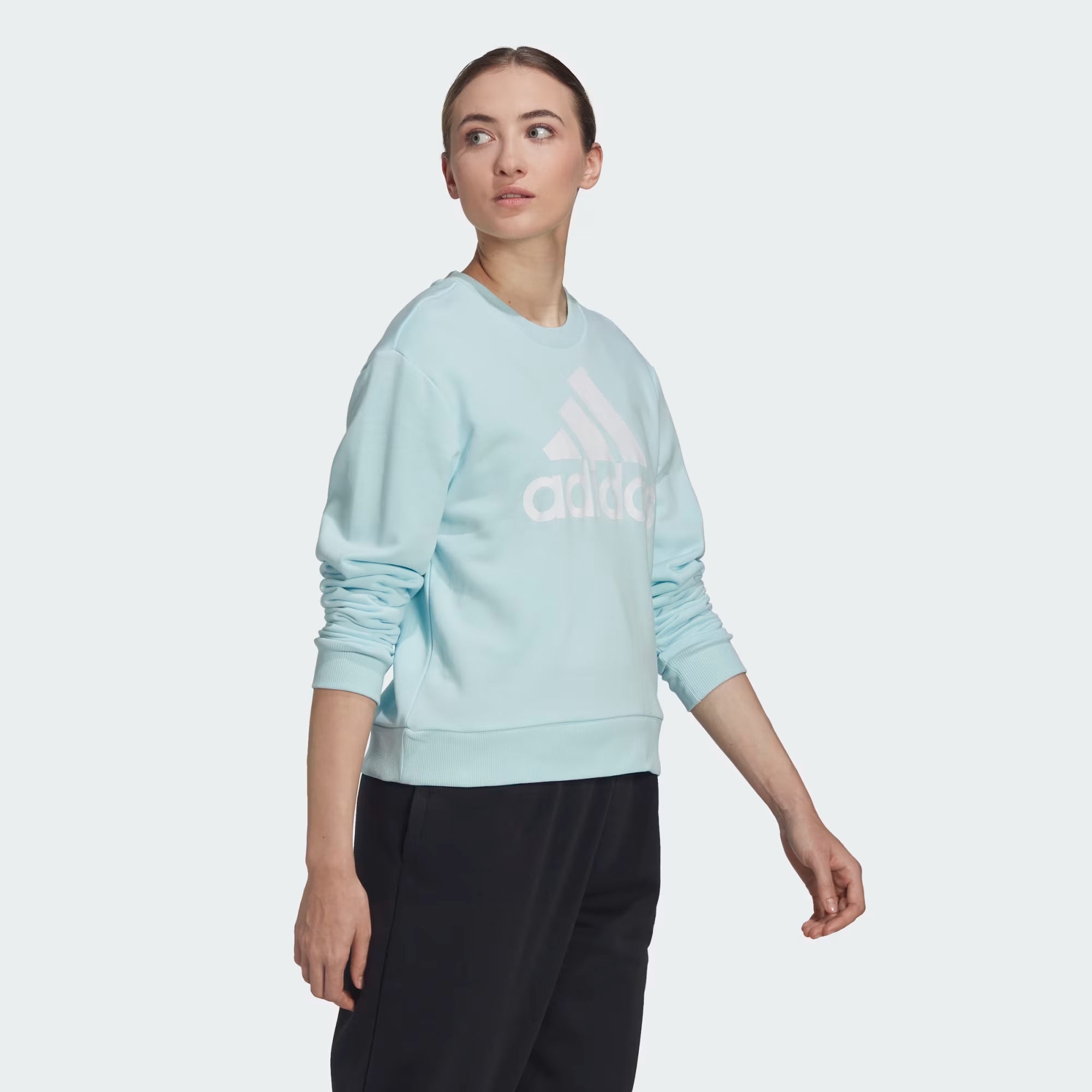 Adidas Essentials Logo Loose Sweatshirt - Women